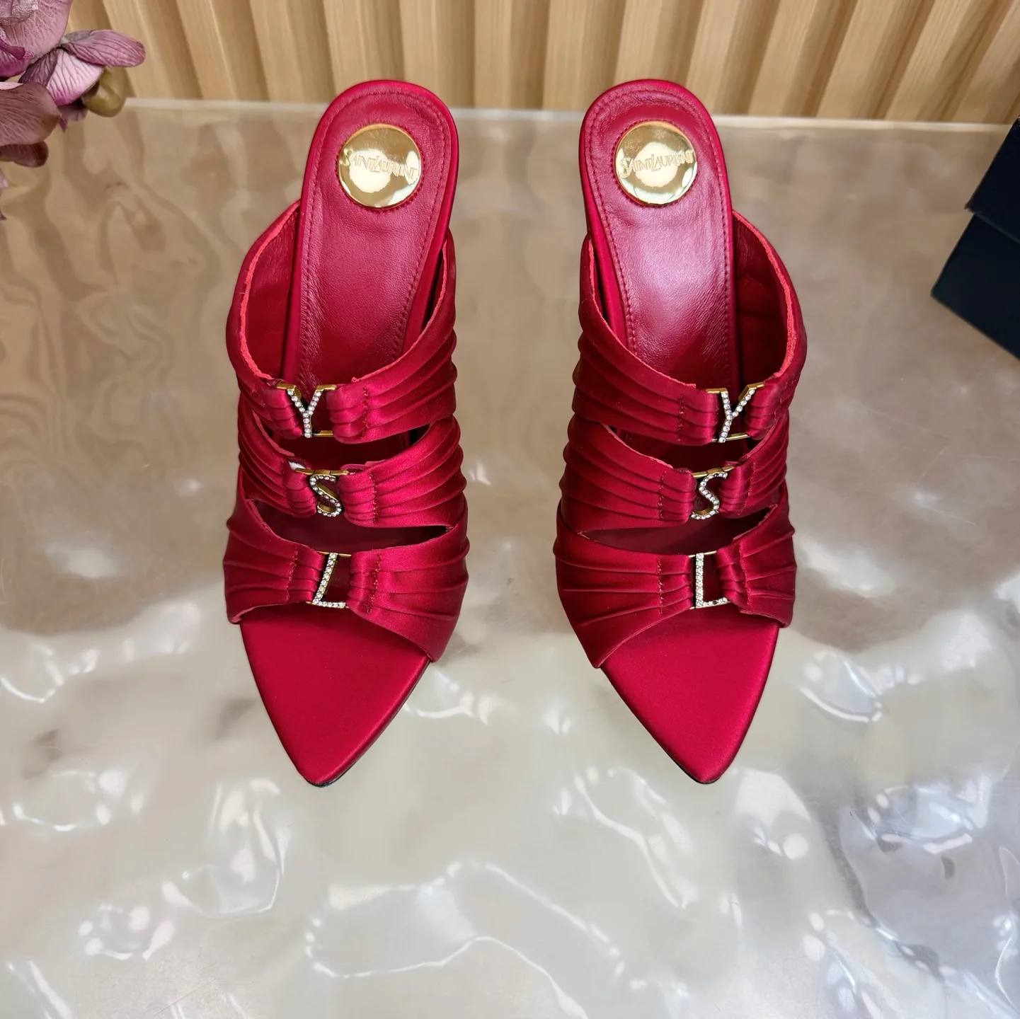 Босоножки Женские Saint Laurent 11660381