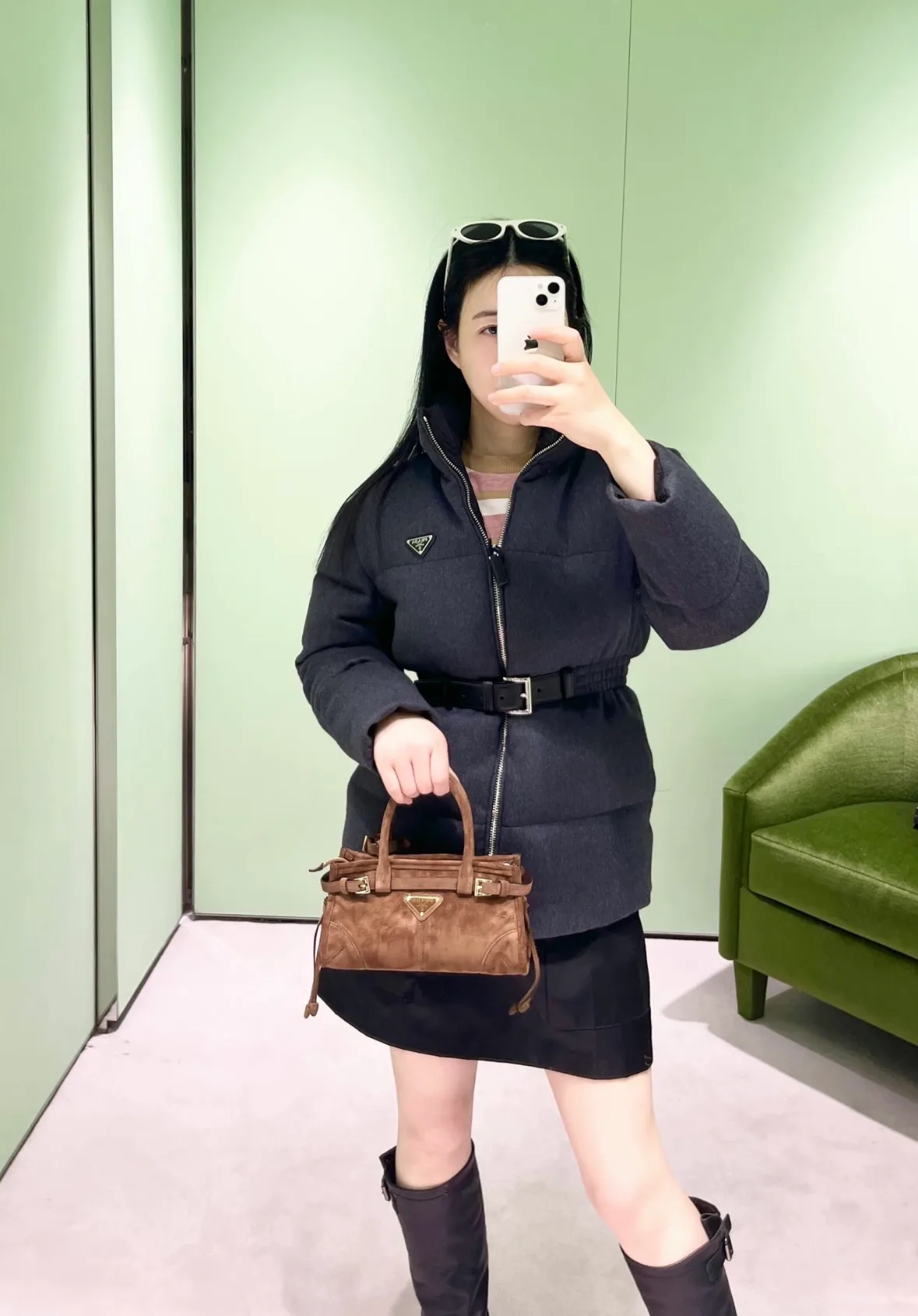 Куртки И Пуховики Женские Prada 17909101