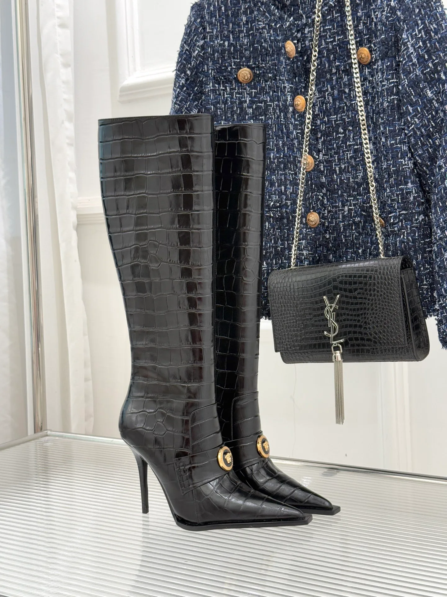 Сапоги Женские Versace 308951