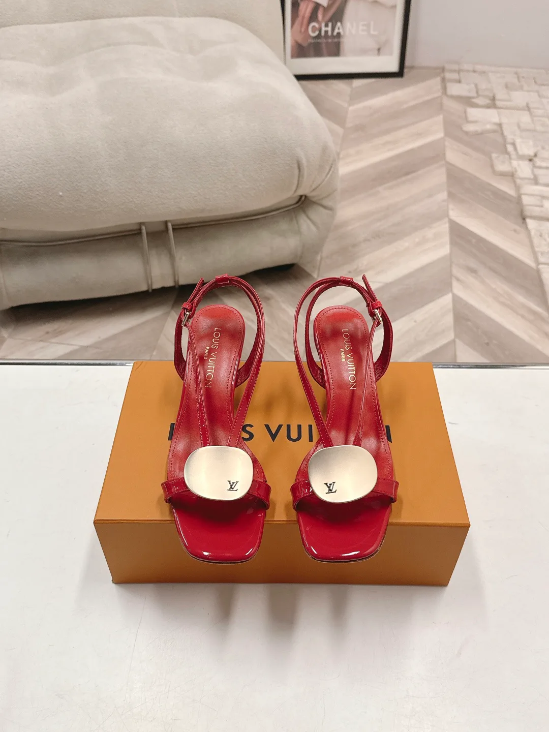Босоножки Женские Louis Vuitton 17578111