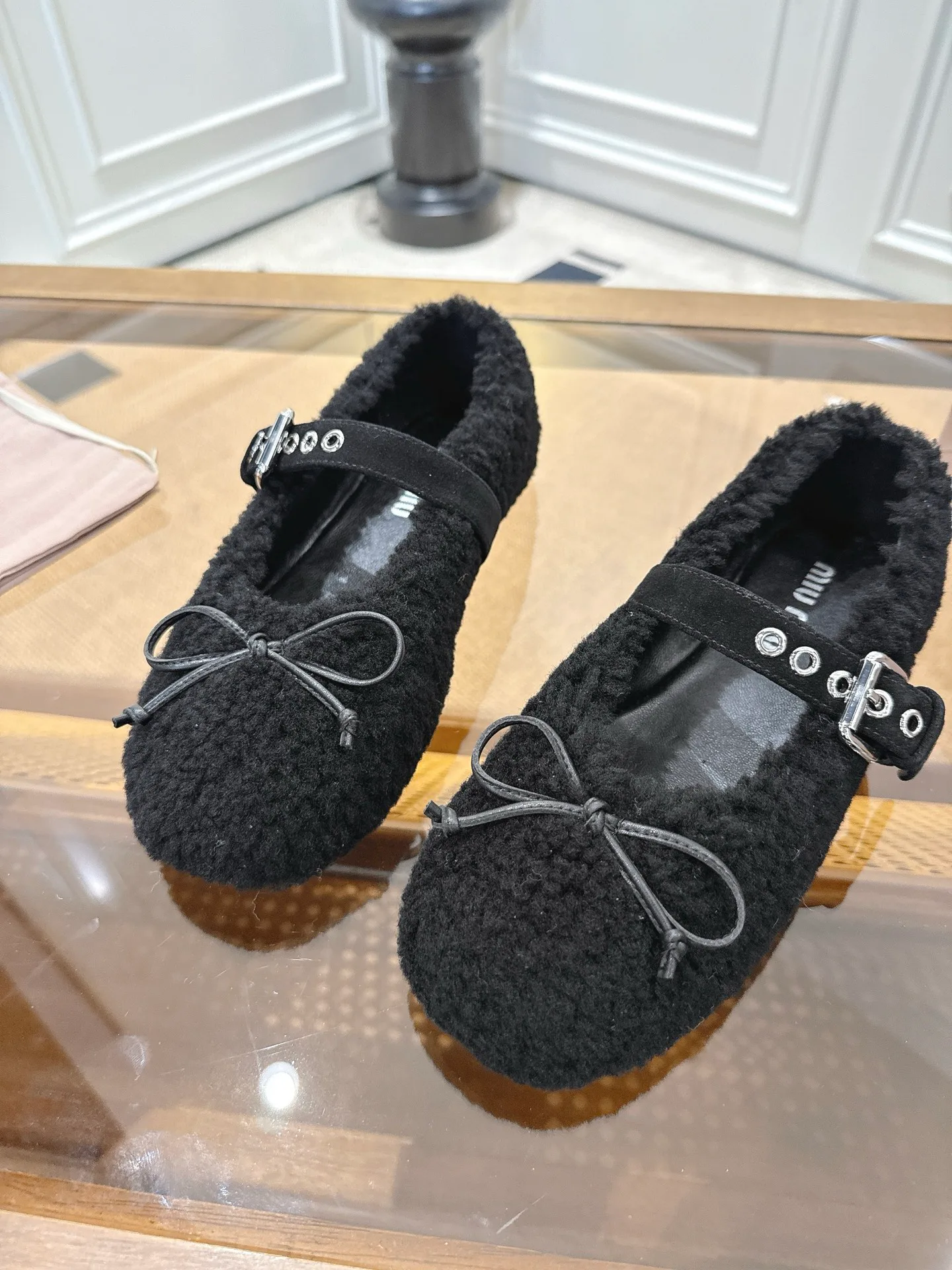 Балетки Женские Miu Miu 389182