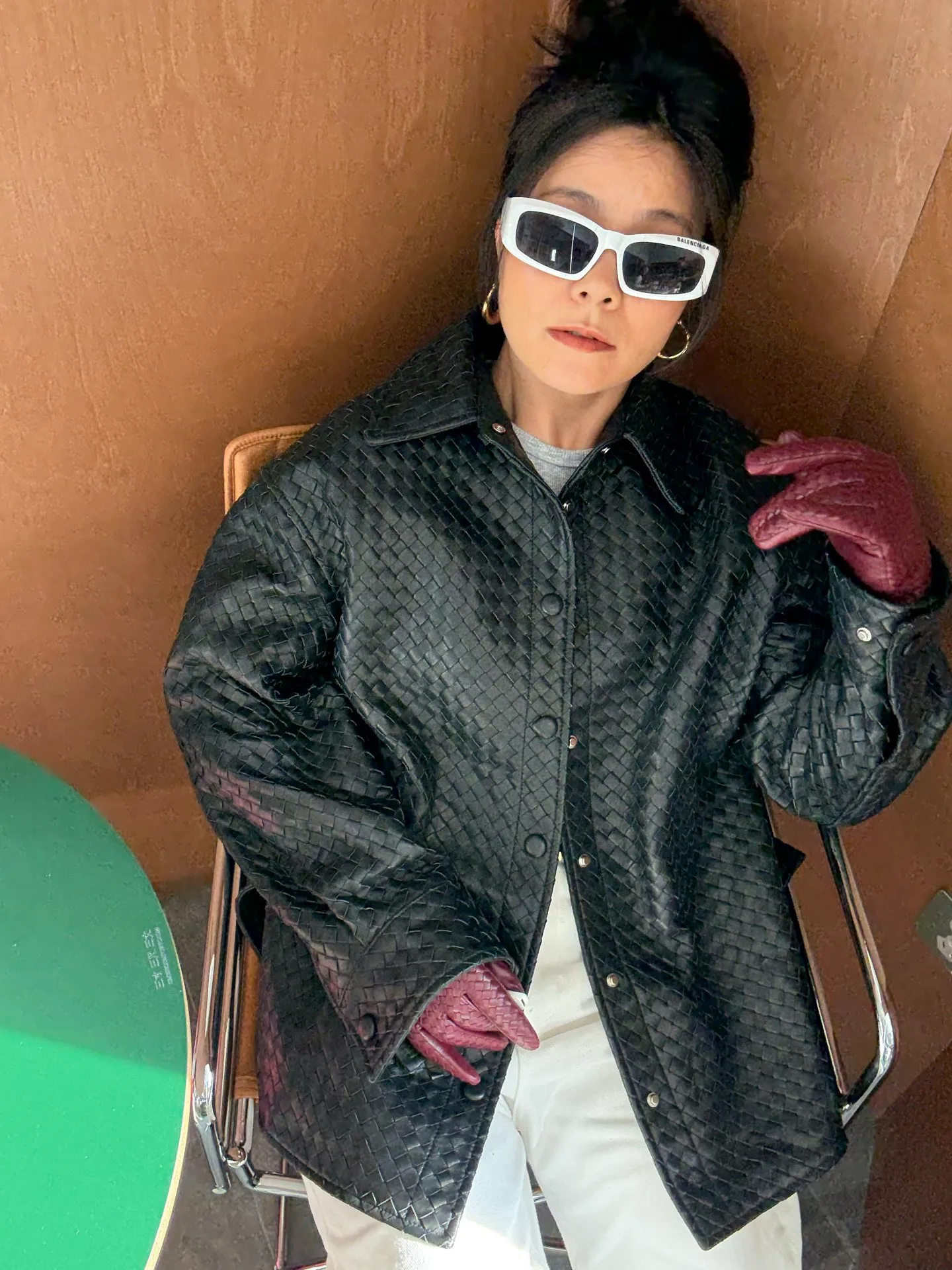 Кожаные Куртки И Дублёнки Женские Bottega Veneta 1882965