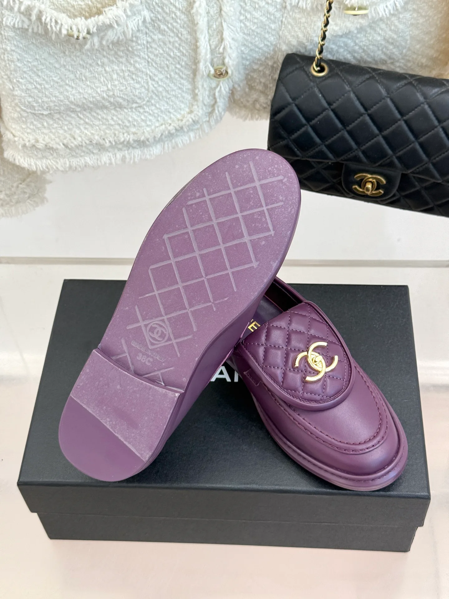 Лоферы И Мокасины Женские Chanel 17336070