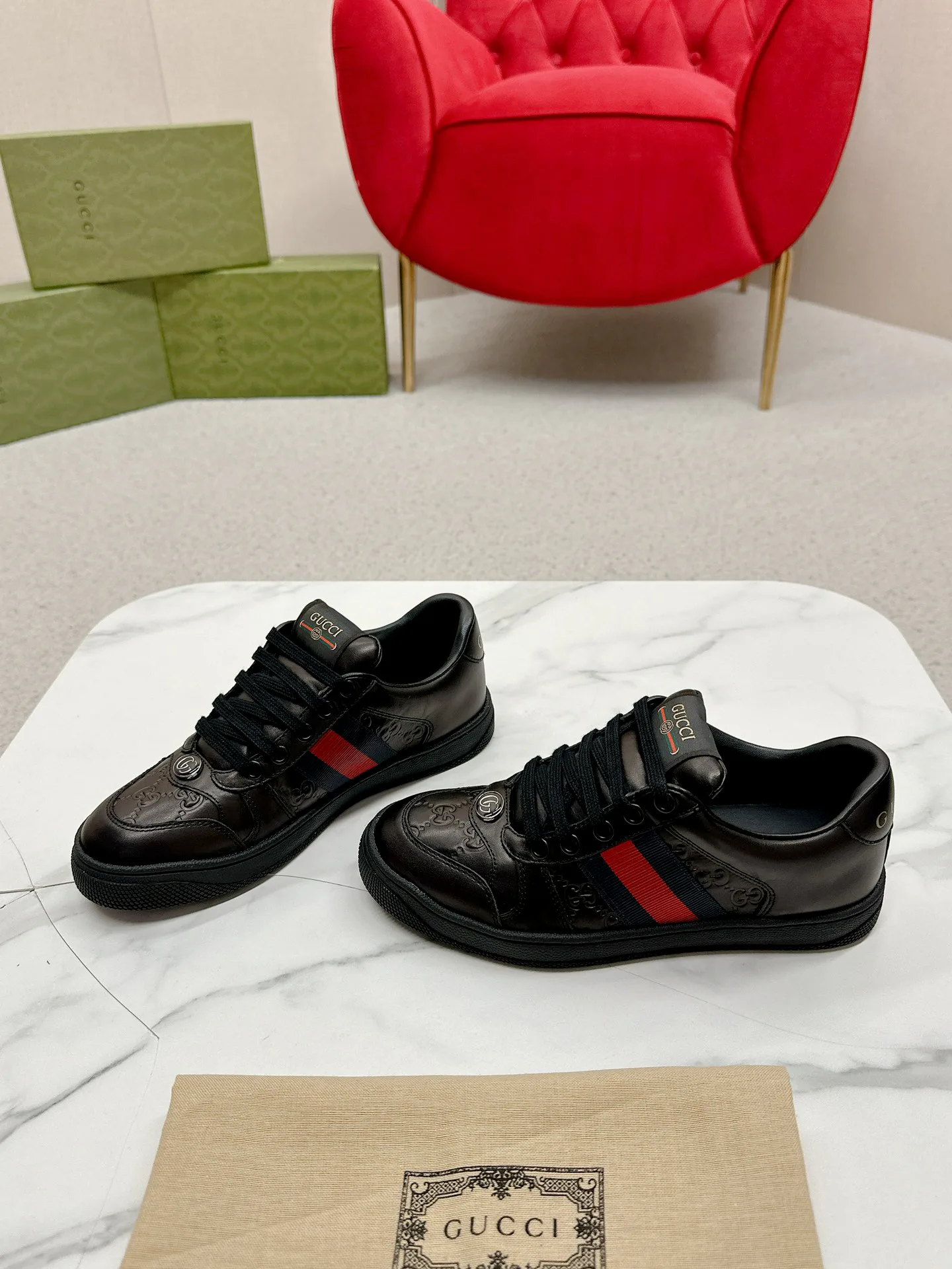 Кеды Женские Gucci 4784236