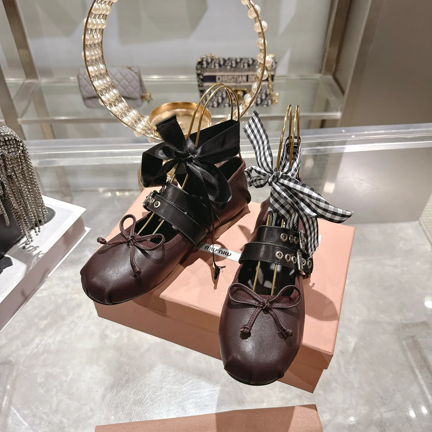 Балетки Женские Miu Miu 11893484