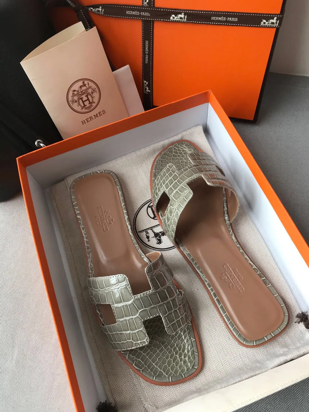 Шлепанцы Женские Hermes 3967602