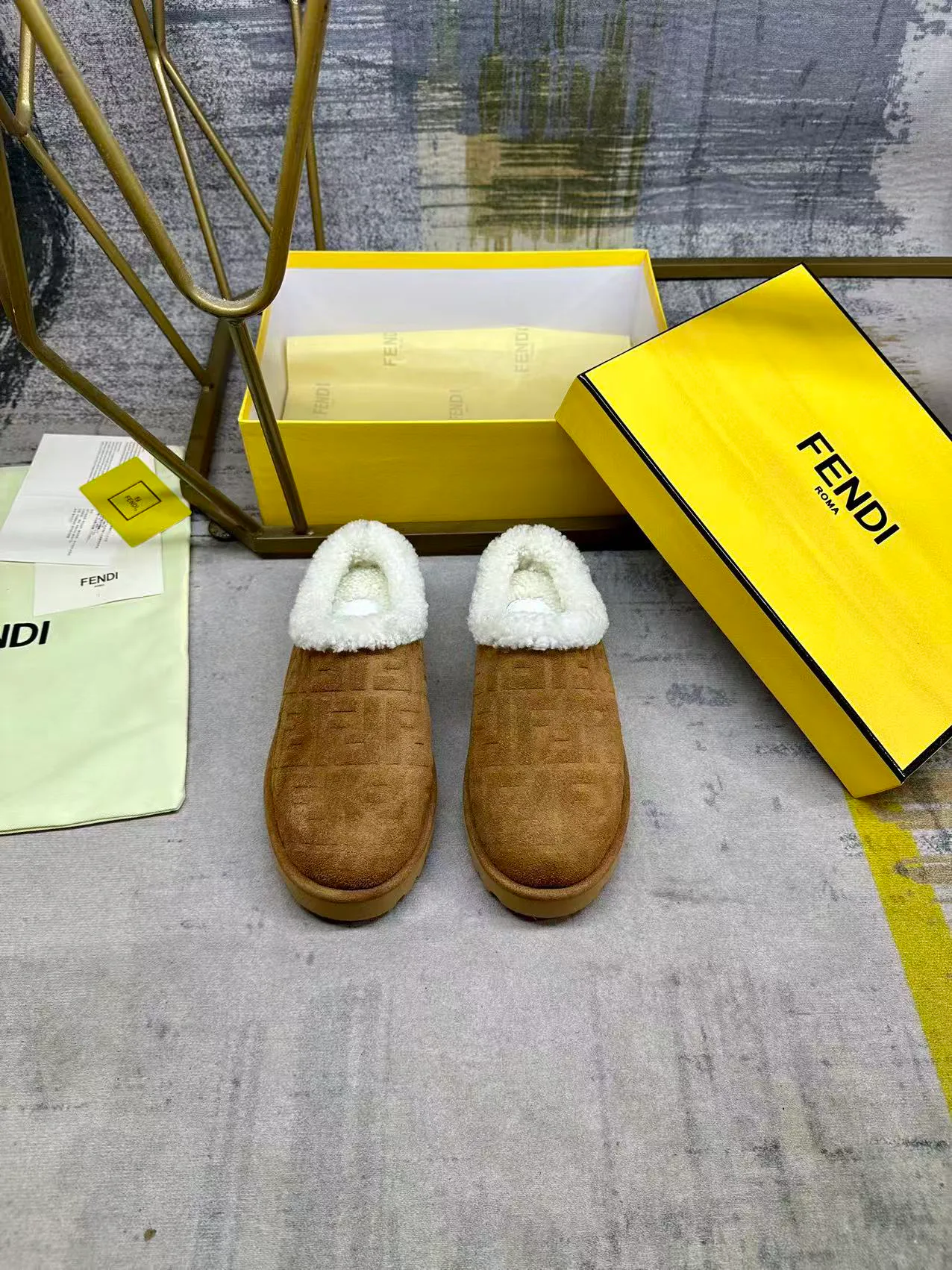 Тапочки Женские Fendi 472247