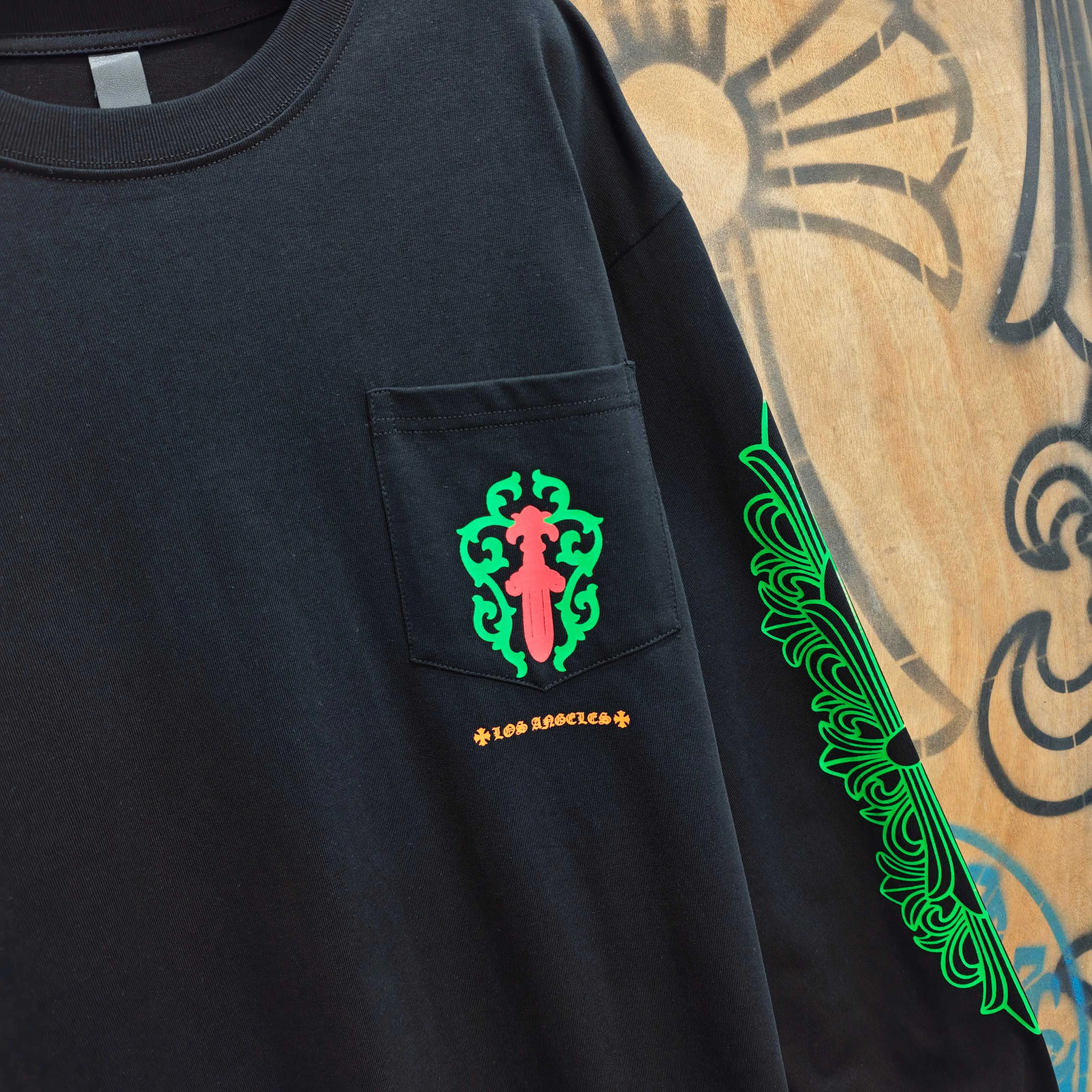 Лонгсливы Мужские Chrome Hearts 11808764