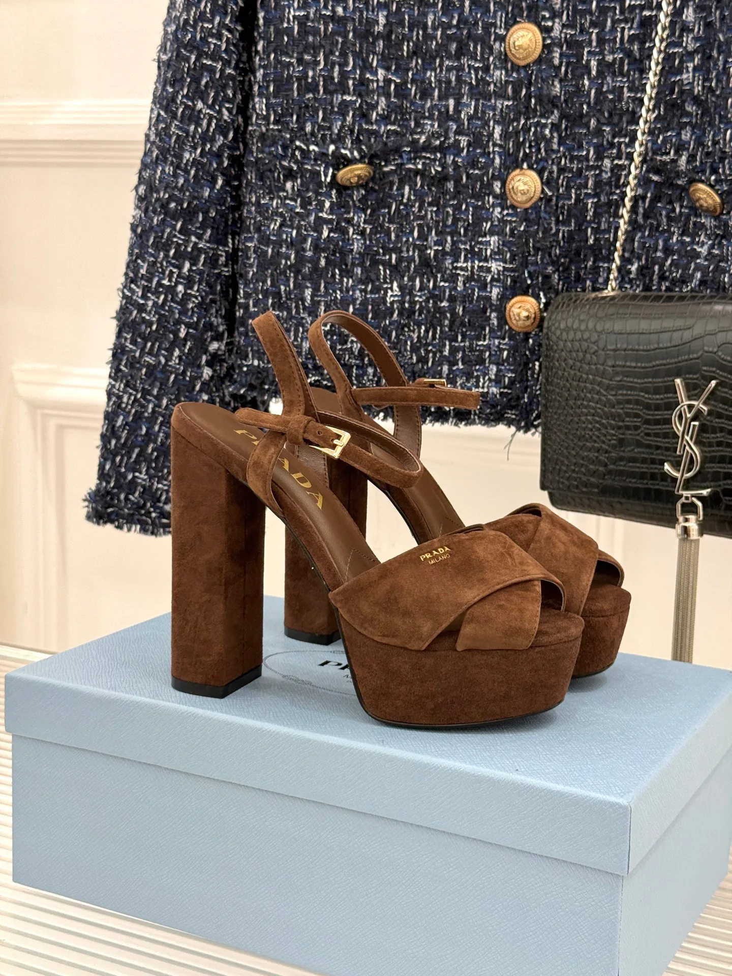 Босоножки Женские Prada 18627576