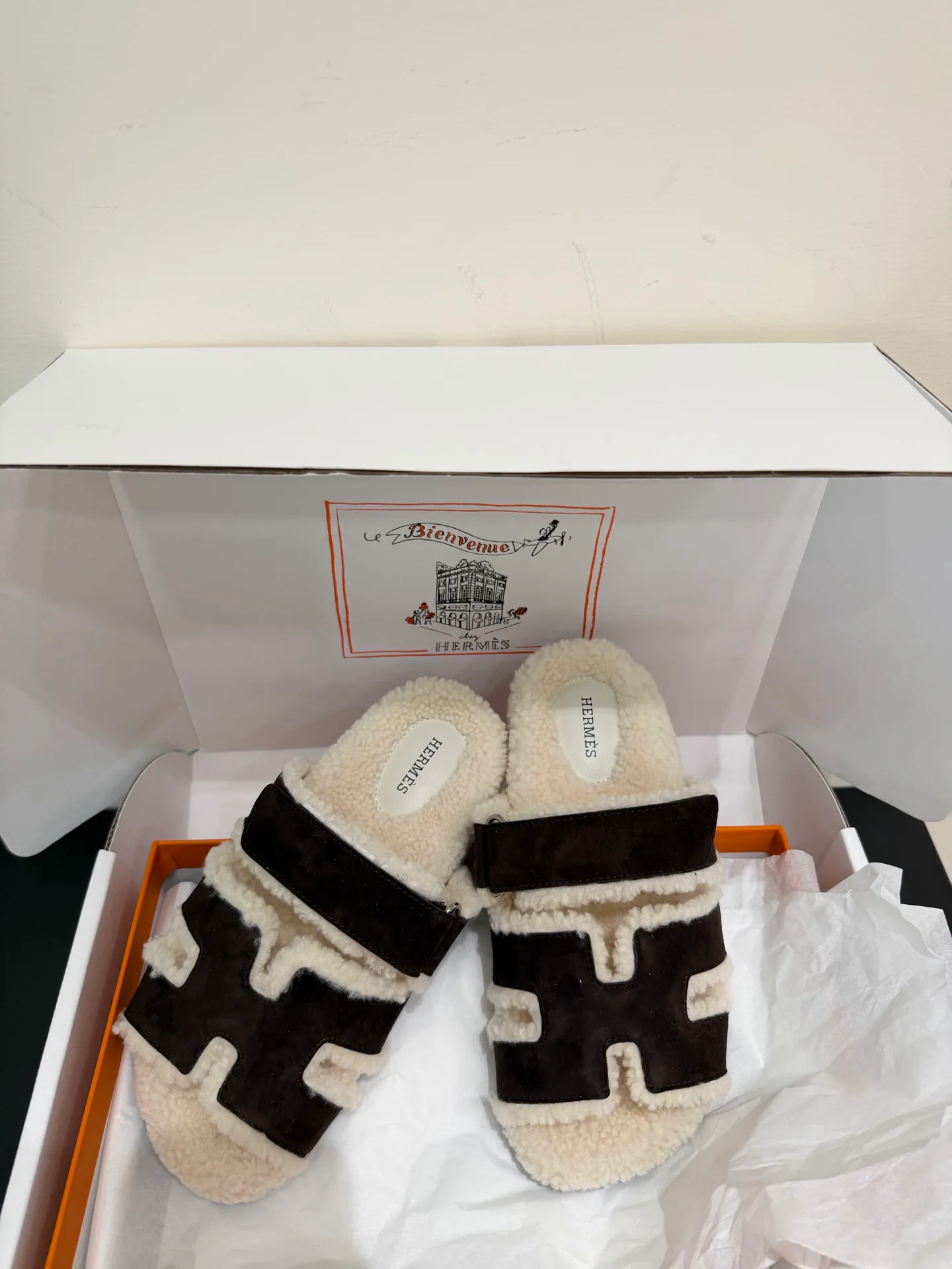 Тапочки Женские Hermes 17956528