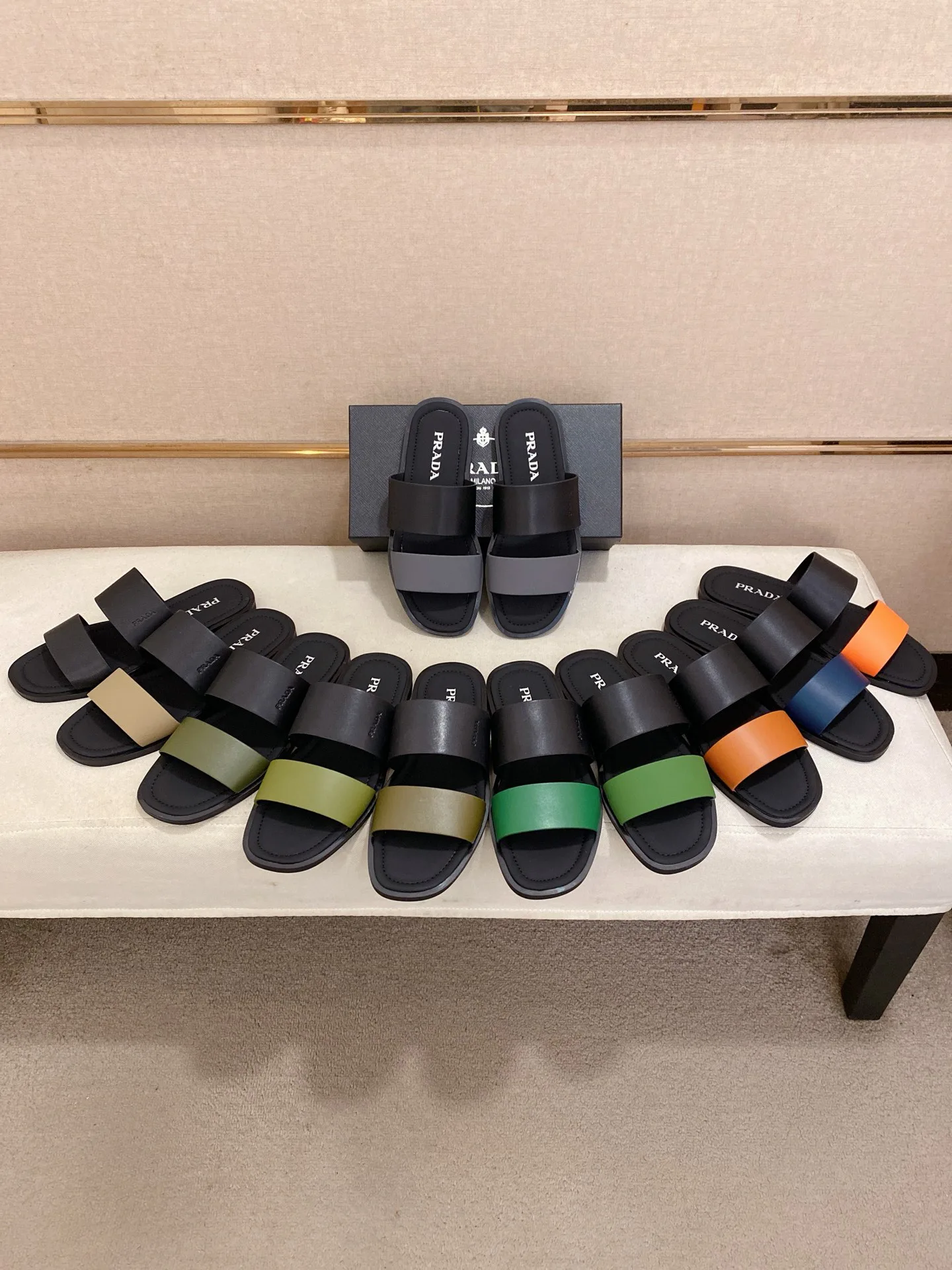 Шлепанцы Мужские Prada 74087