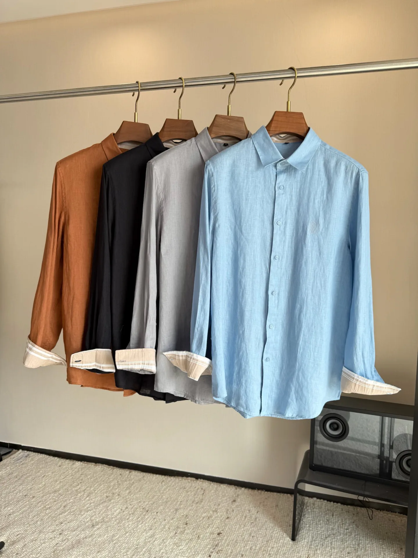 Рубашки Мужские Brunello Cucinelli 12953229