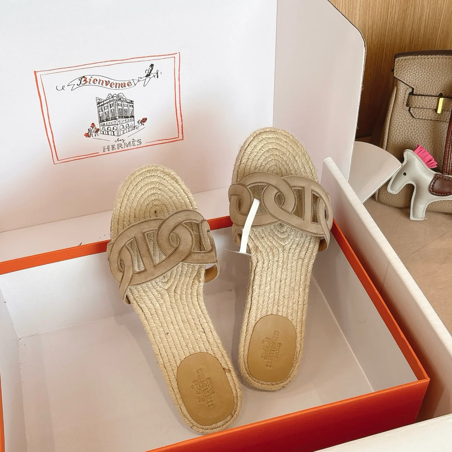 Шлепанцы Женские Hermes 491345