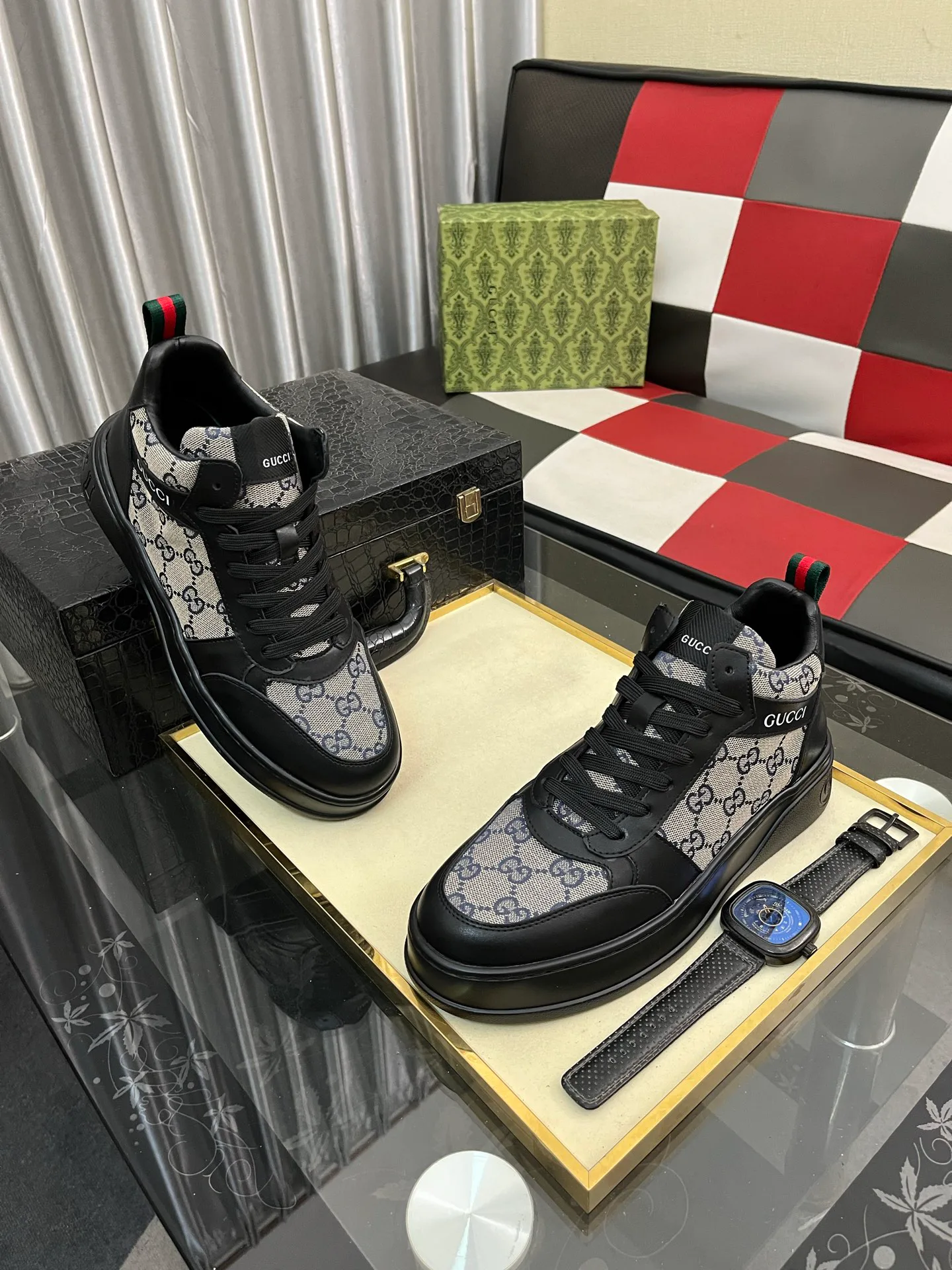 Сникерсы Мужские Gucci 288085