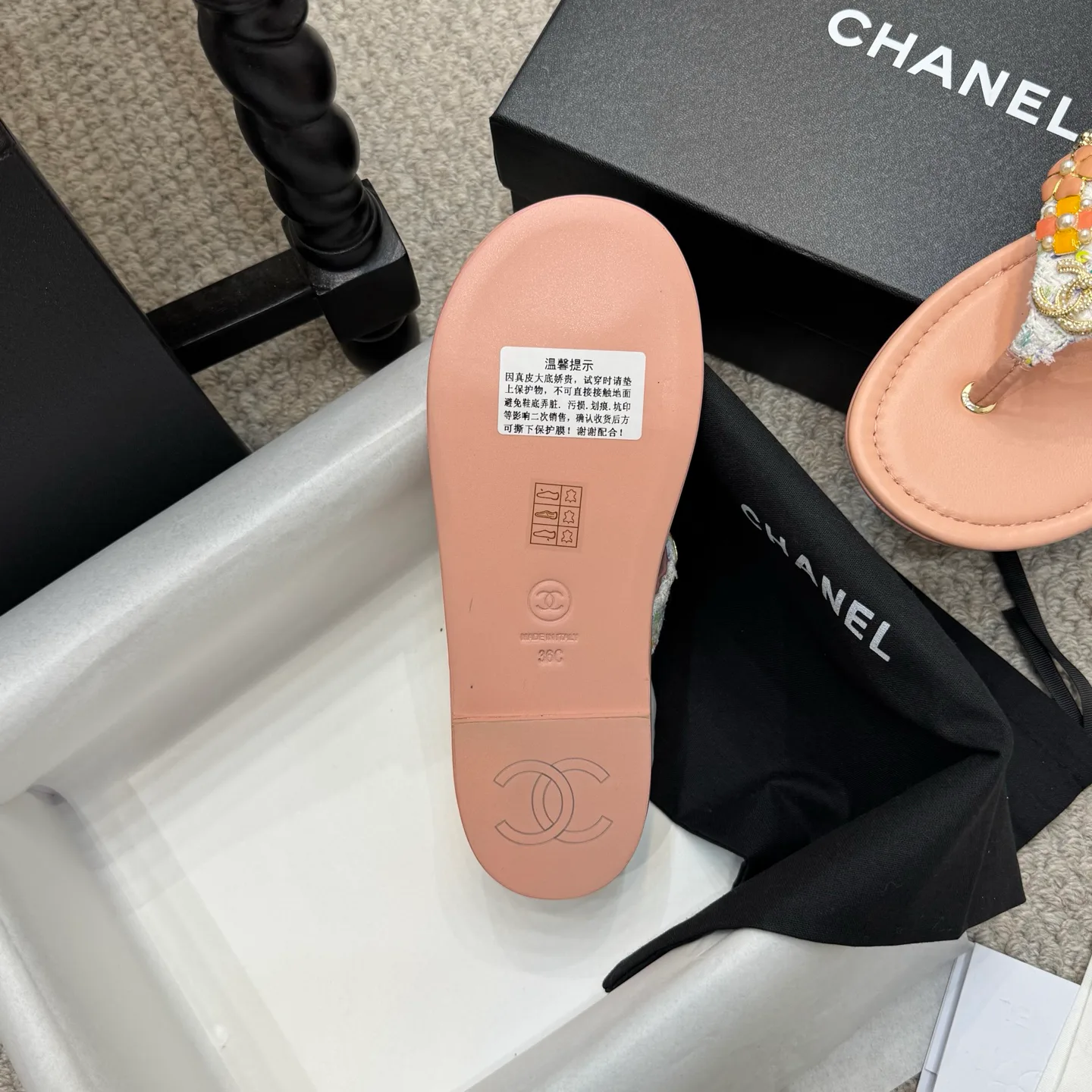 Шлепанцы Женские Chanel 36275