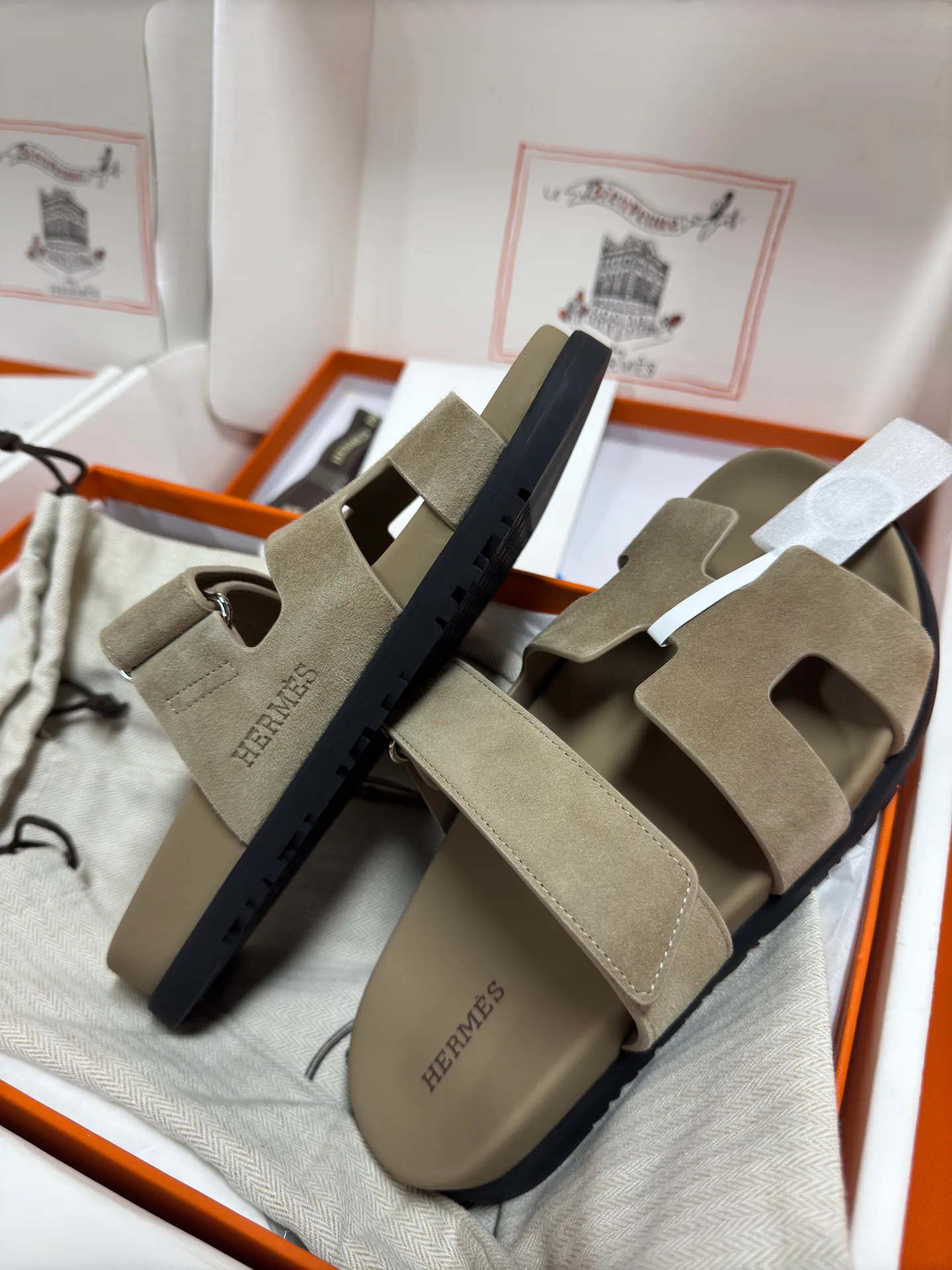 Шлепанцы Женские Hermes 5687