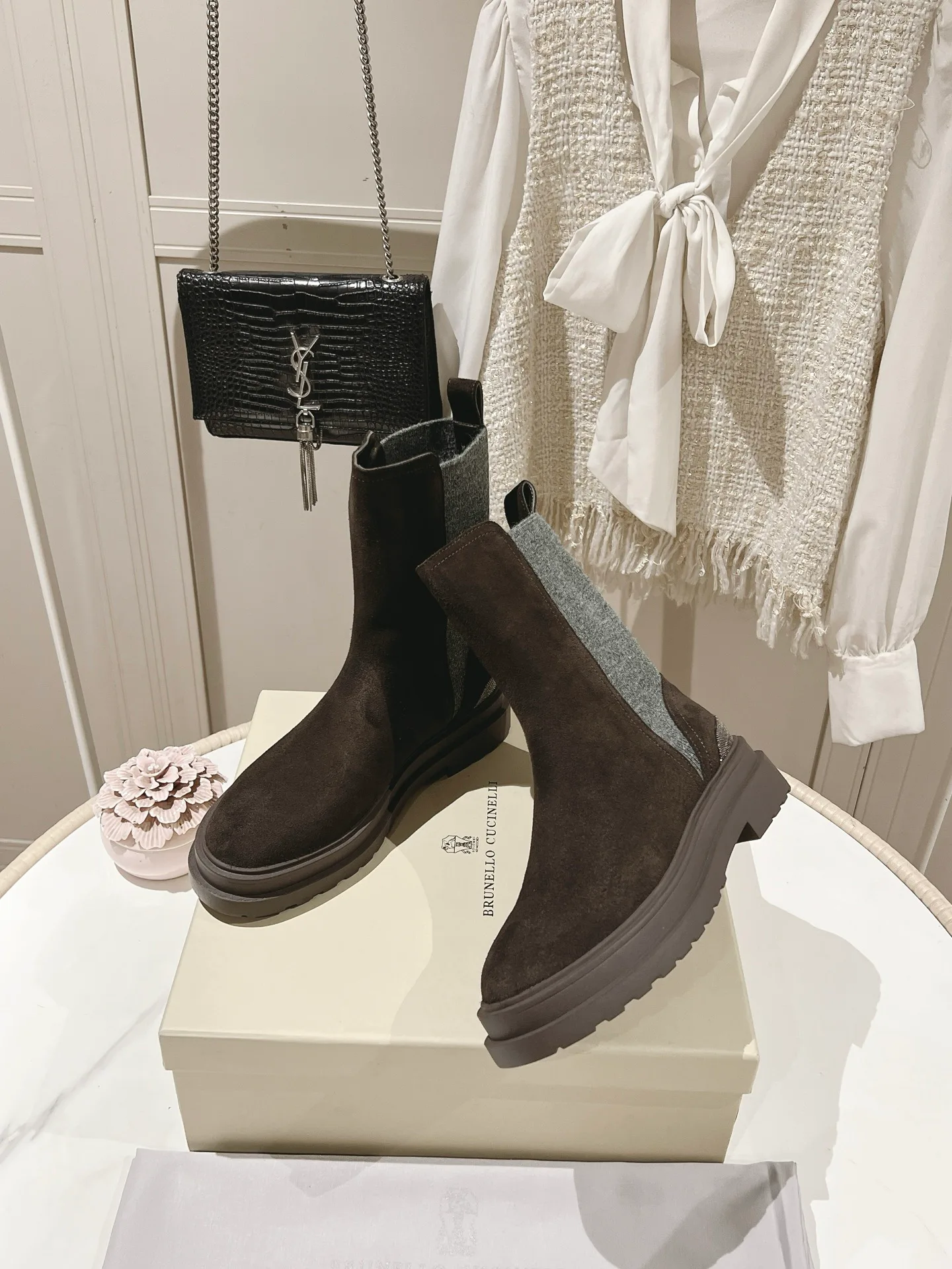 Ботинки Женские Brunello Cucinelli 18217269