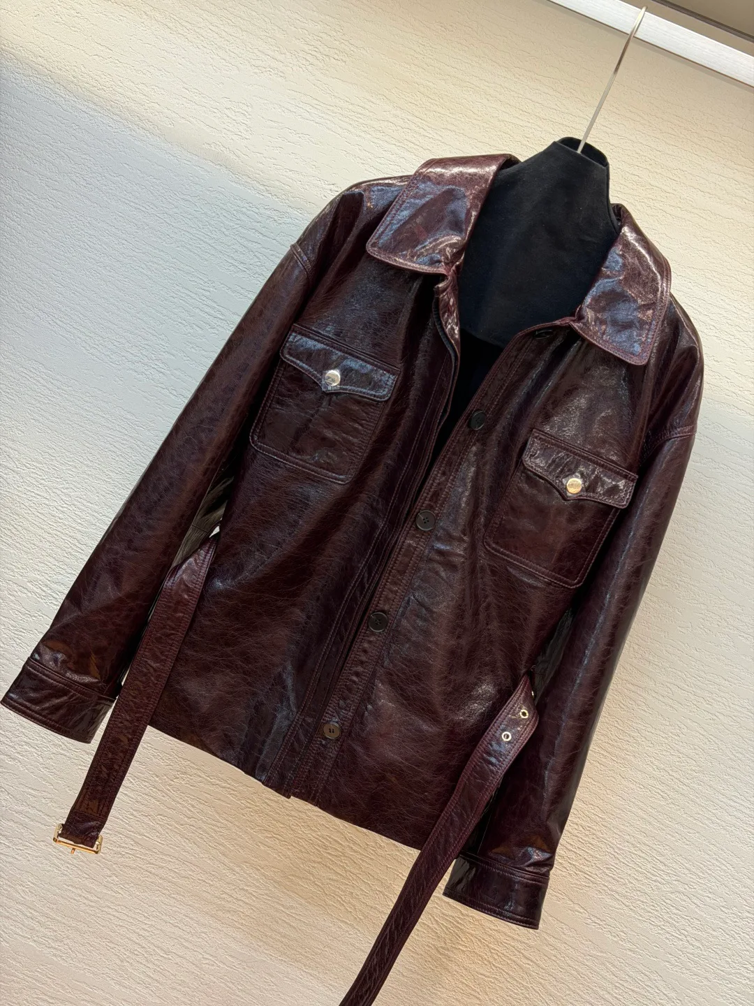 Кожаные Куртки И Дублёнки Женские Saint Laurent 18714427