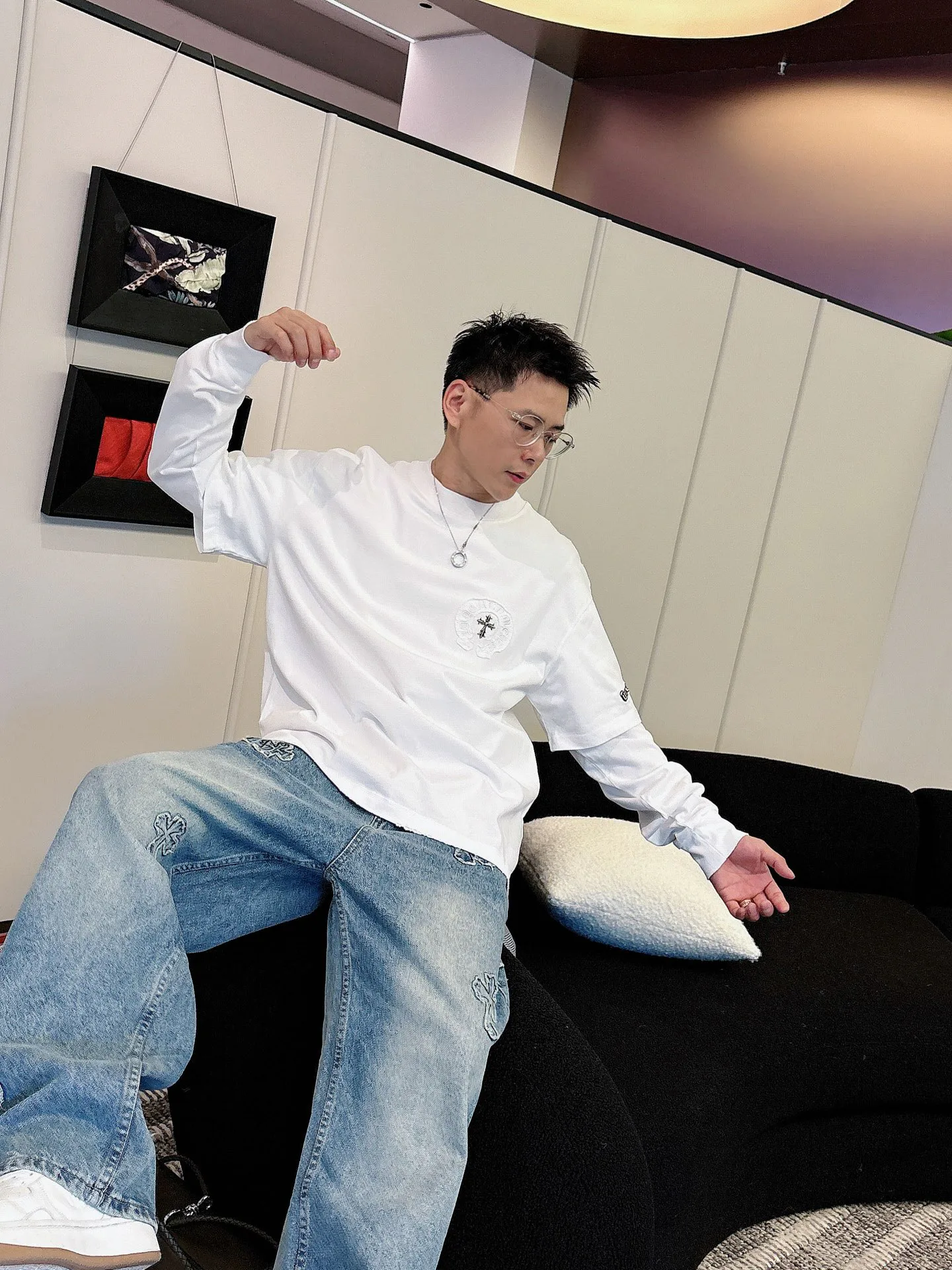 Свитшоты И Худи Мужские Chrome Hearts 999676