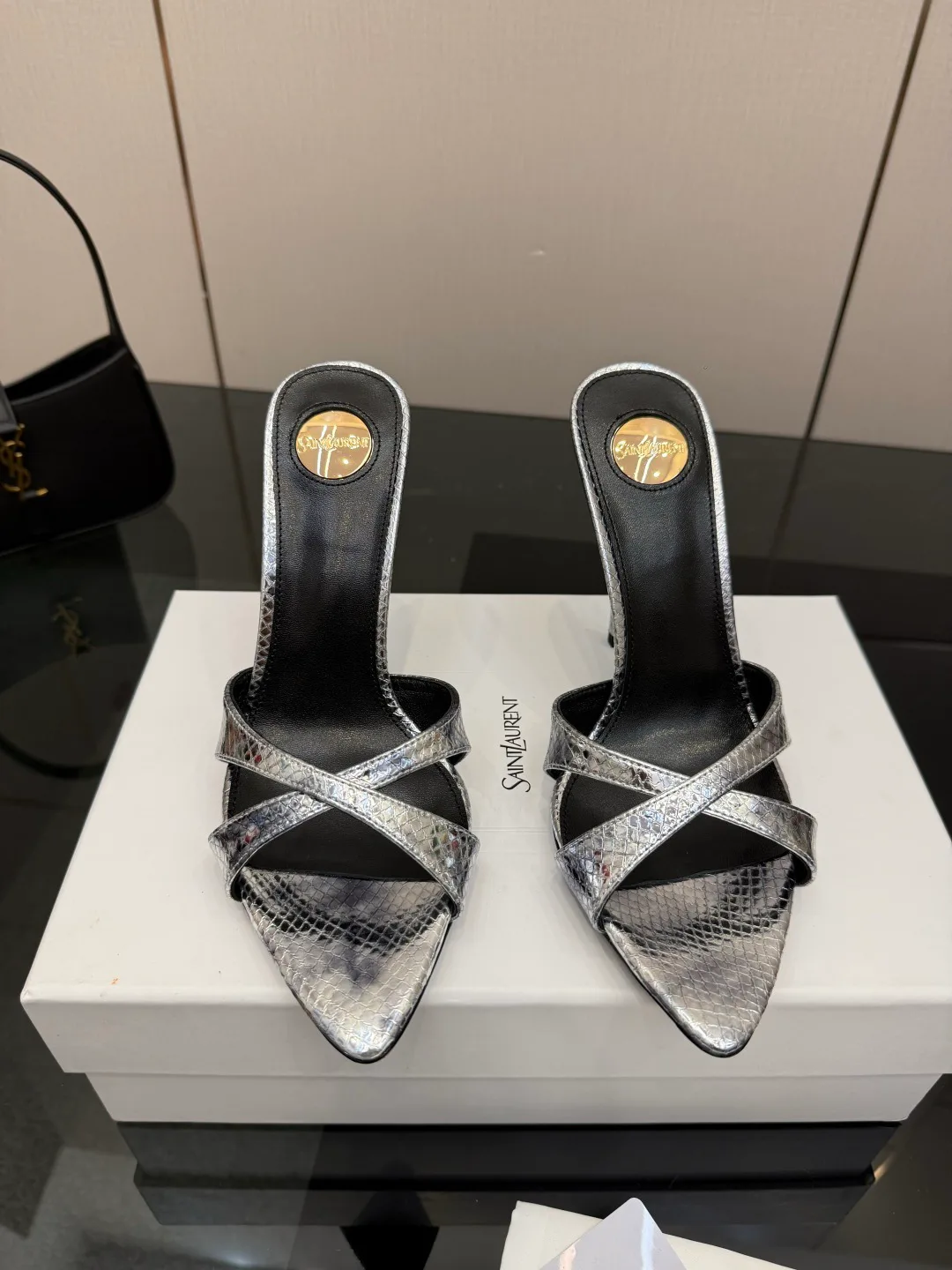 Босоножки Женские Saint Laurent 11409911