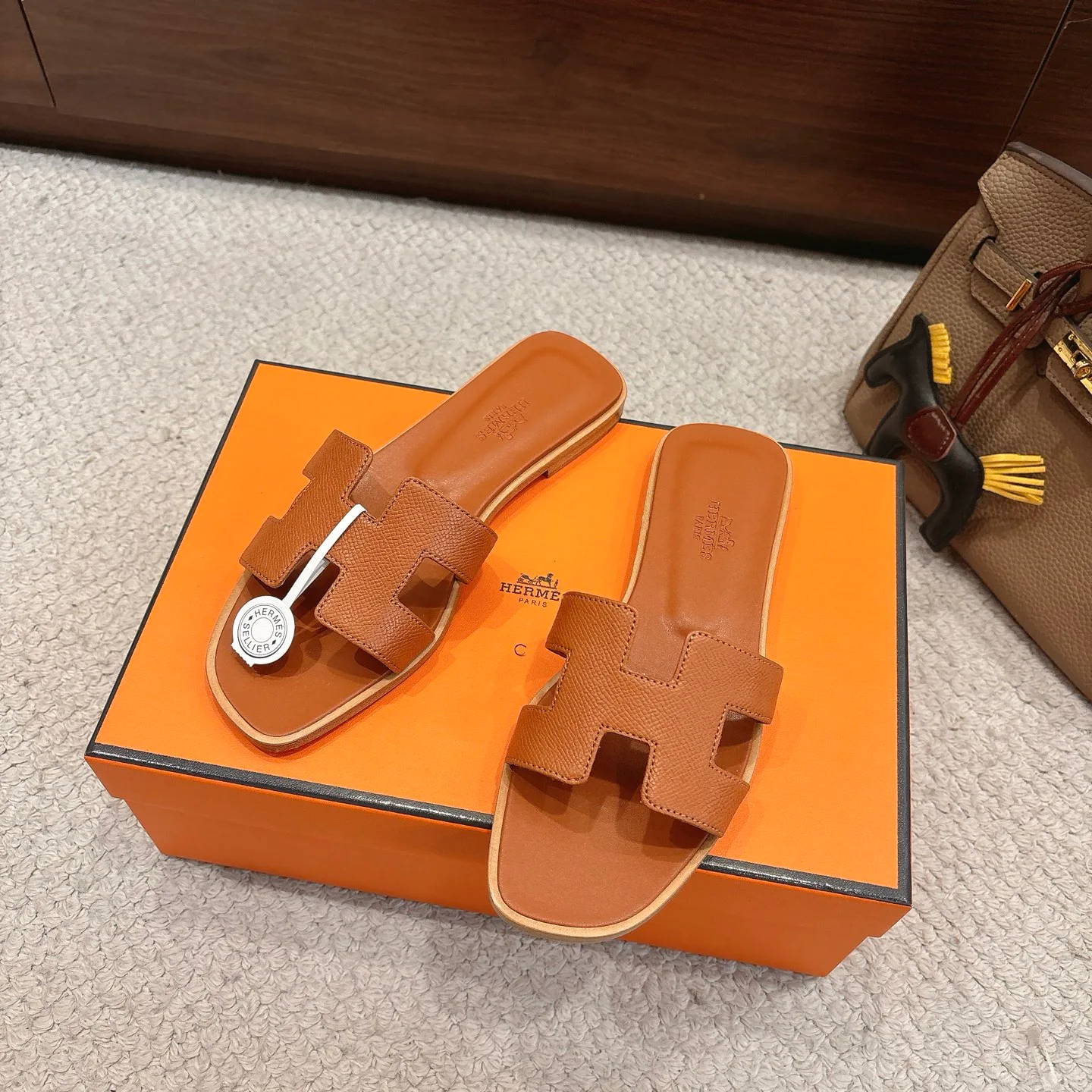 Шлепанцы Женские Hermes 2453847