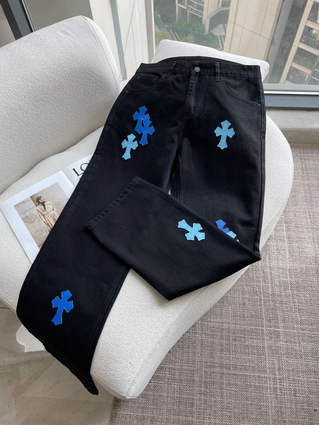 Джинсы Женские Chrome Hearts 13169914