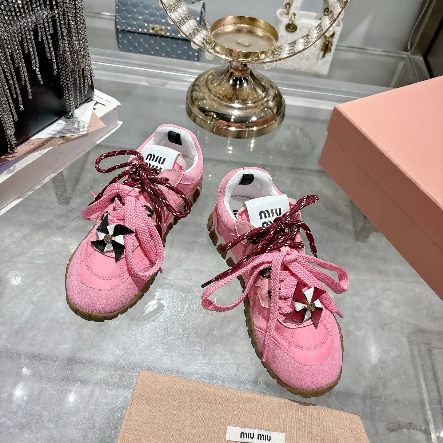 Кроссовки Женские Miu Miu 397978