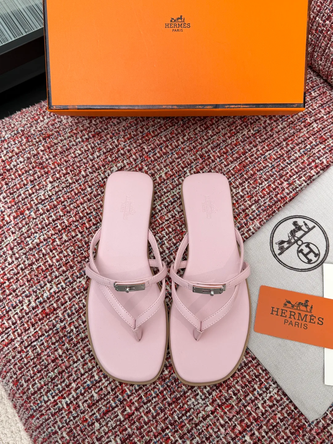 Шлепанцы Женские Hermes 1809514