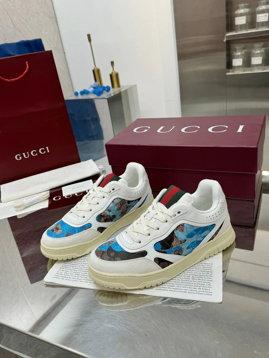Кроссовки Мужские Gucci 17620475