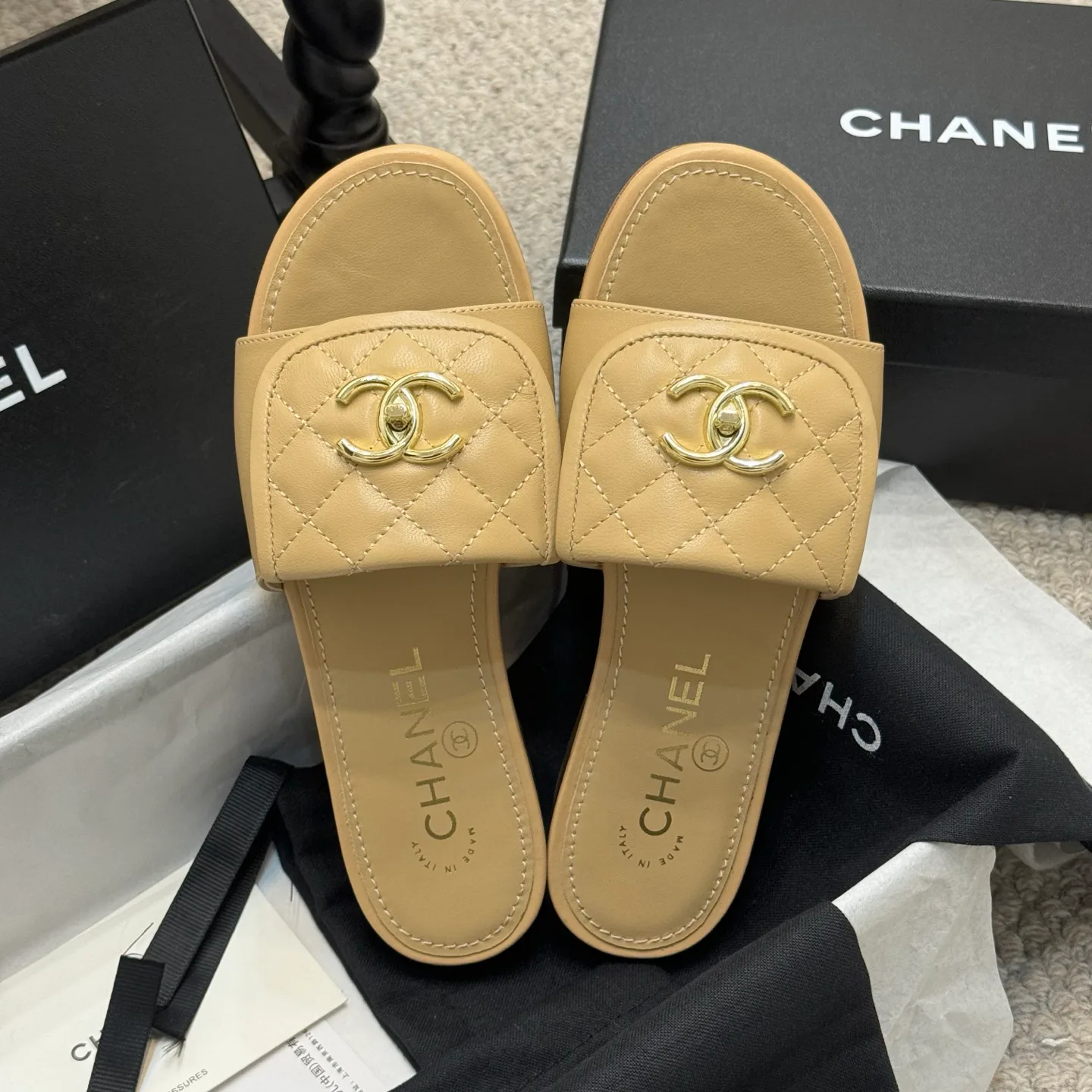 Шлепанцы Женские Chanel 13843