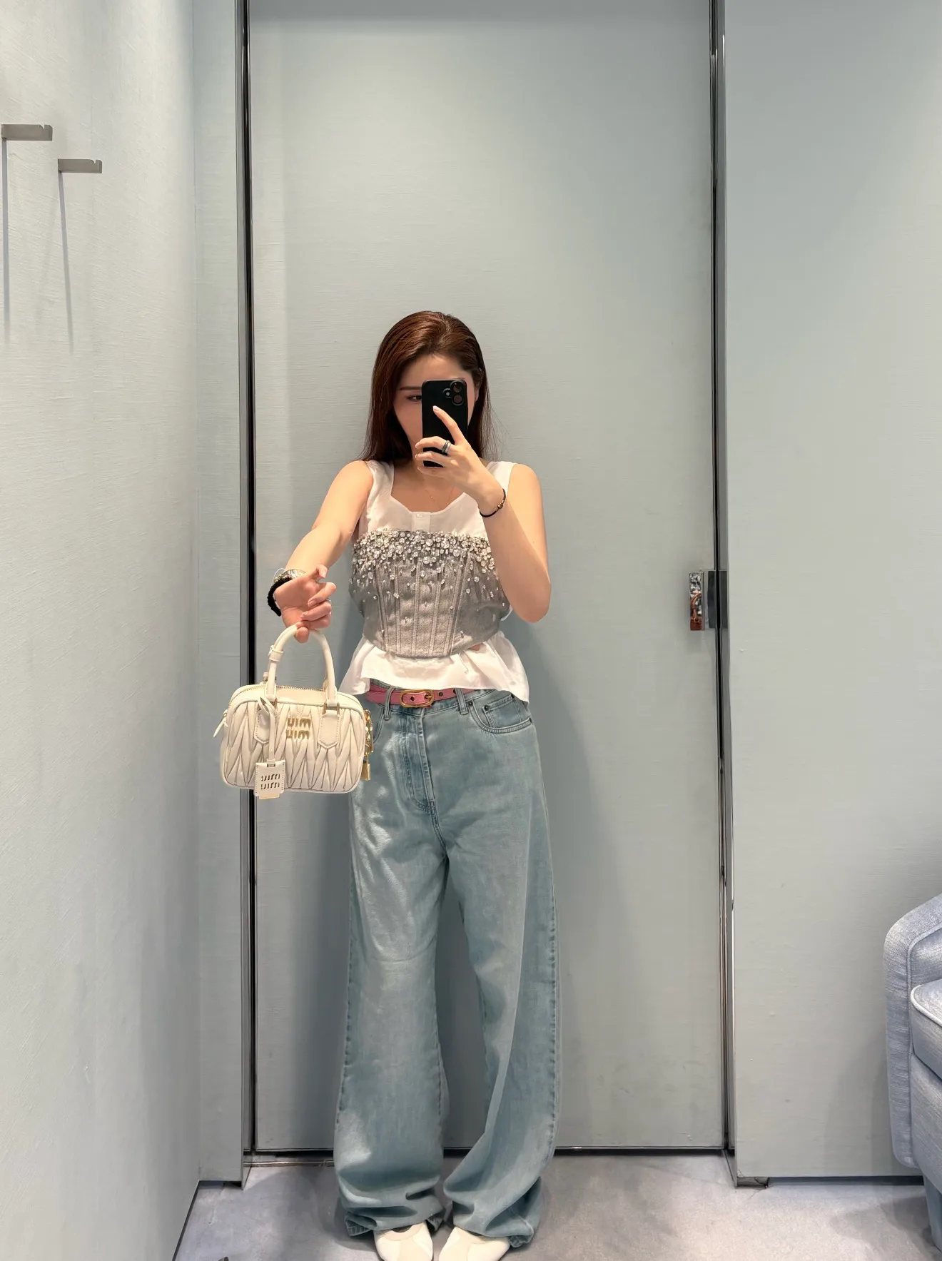 Джинсы Женские Miu Miu 12705284