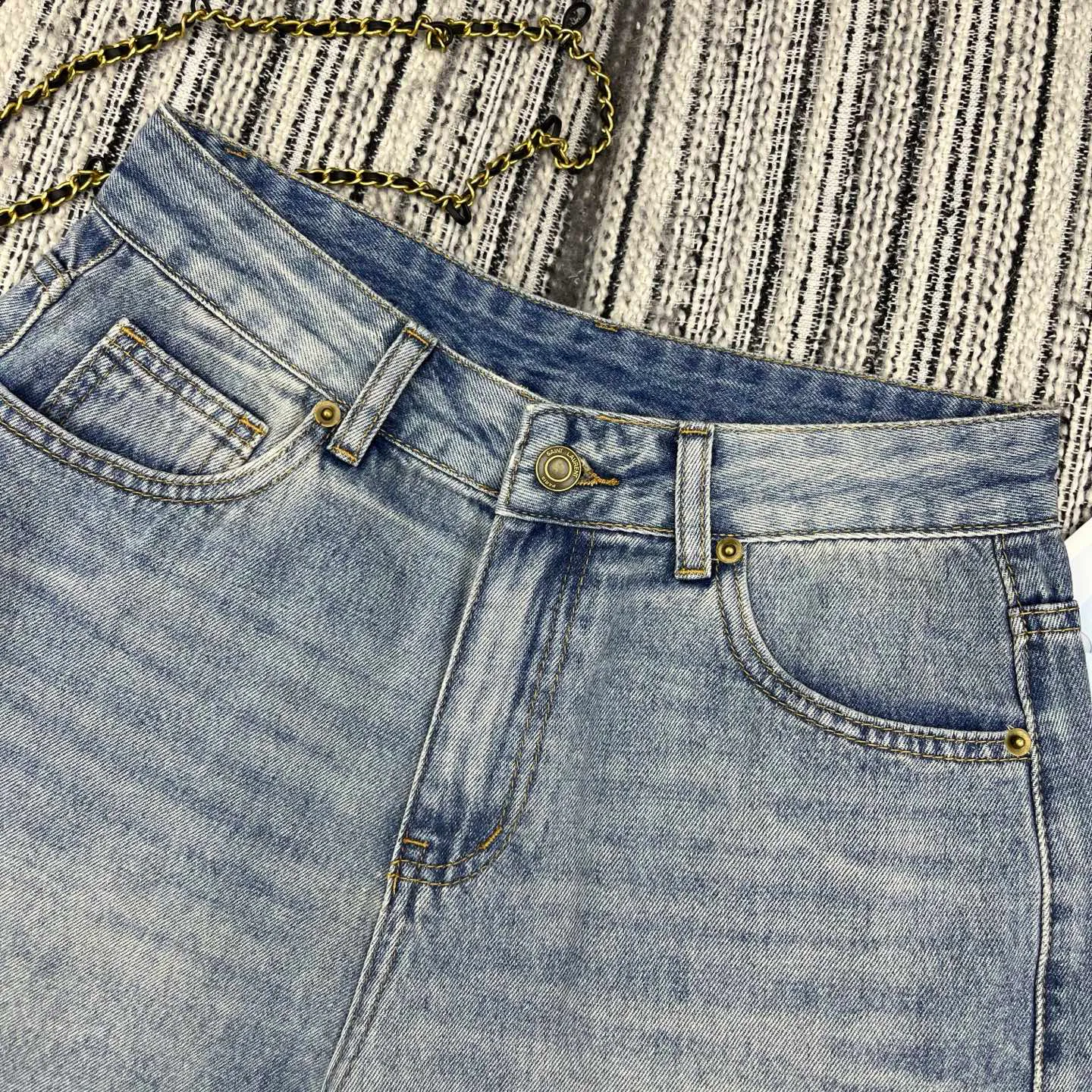 Шорты Женские Saint Laurent 13347003