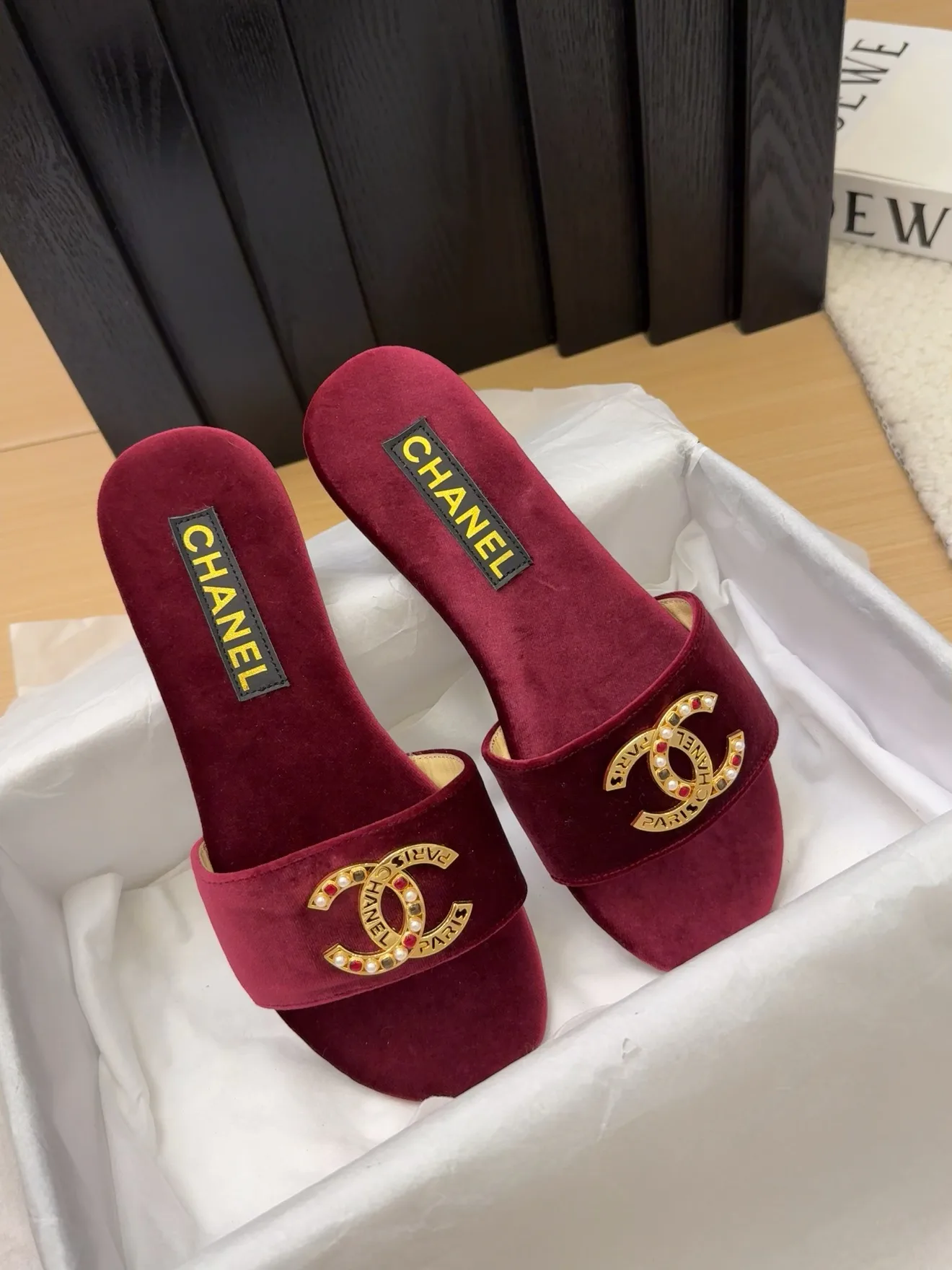 Шлепанцы Женские Chanel 28359