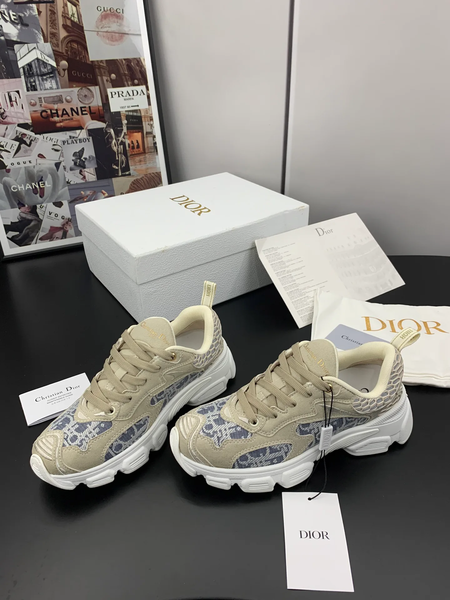 Кроссовки Женские Christian Dior 17545284