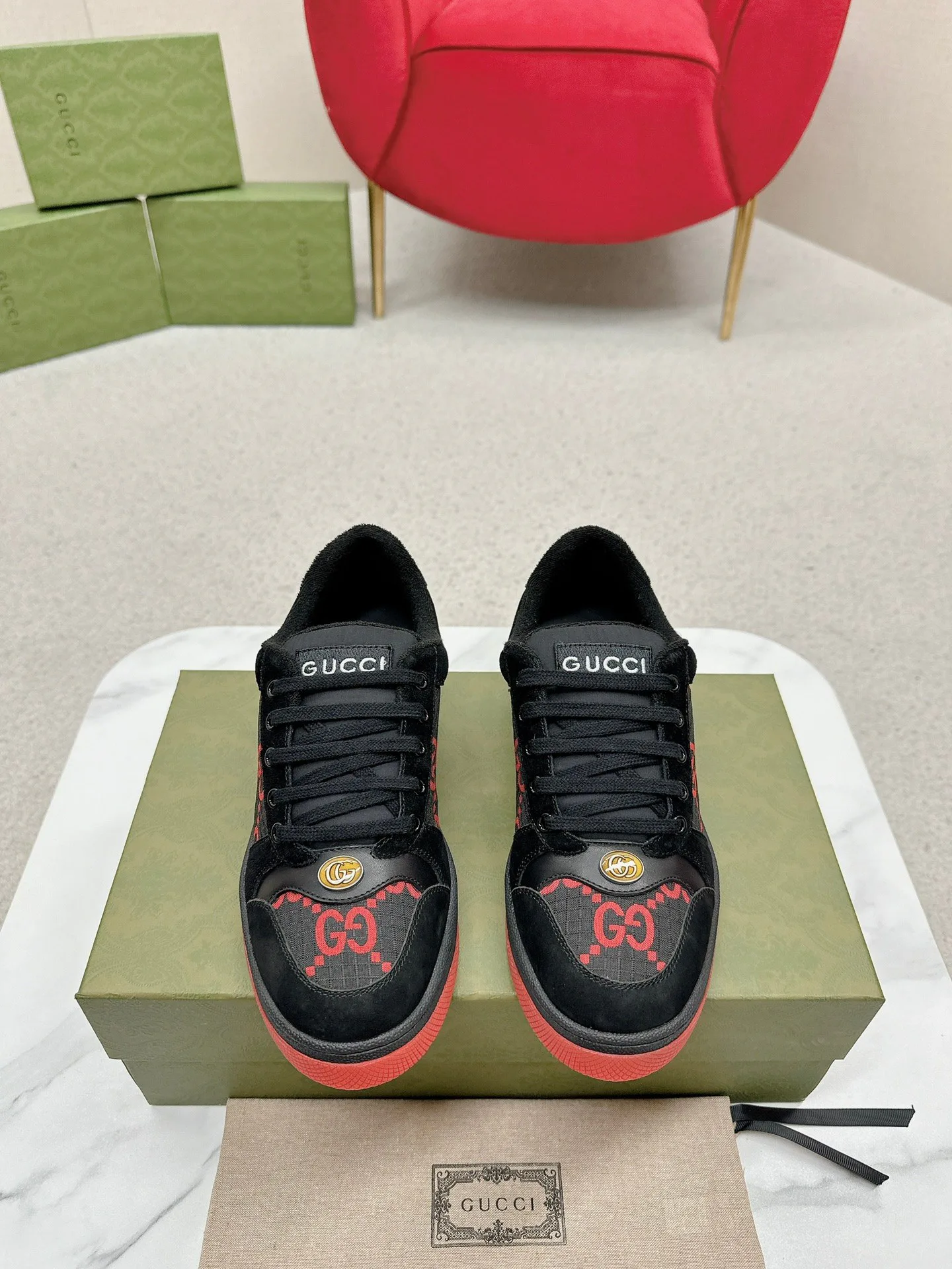 Кроссовки Женские Gucci 4784243