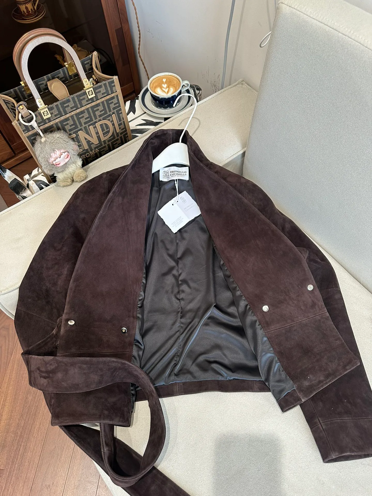 Кожаные Куртки И Дублёнки Женские Brunello Cucinelli 11814005