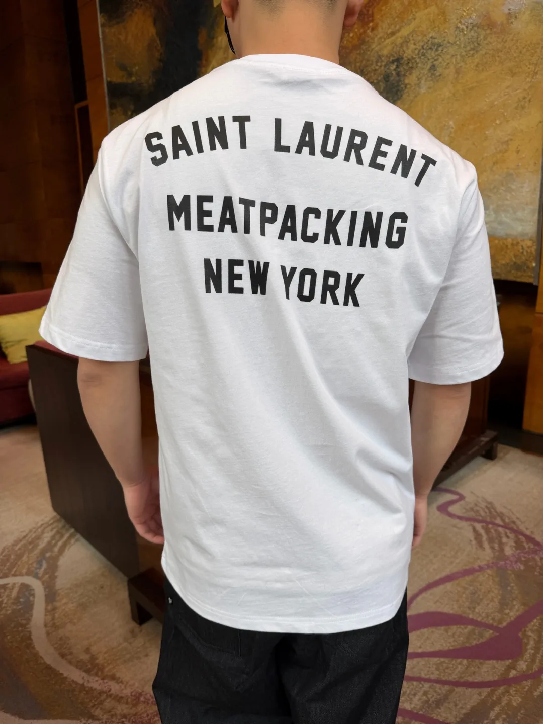 Футболки Мужские Saint Laurent 3043973