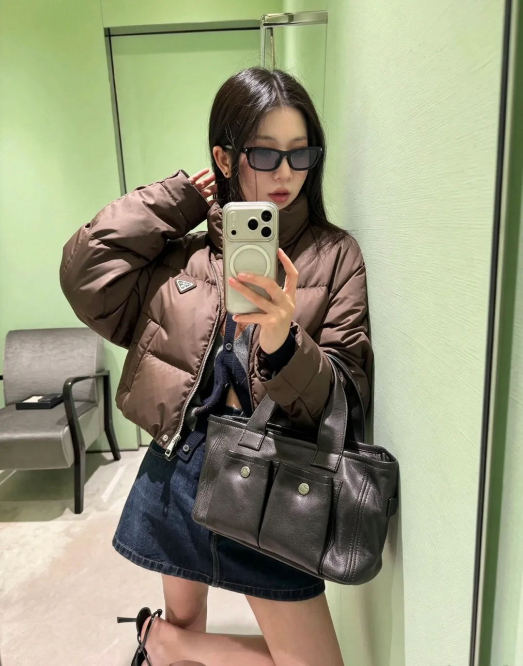Куртки И Пуховики Женские Prada 18819339