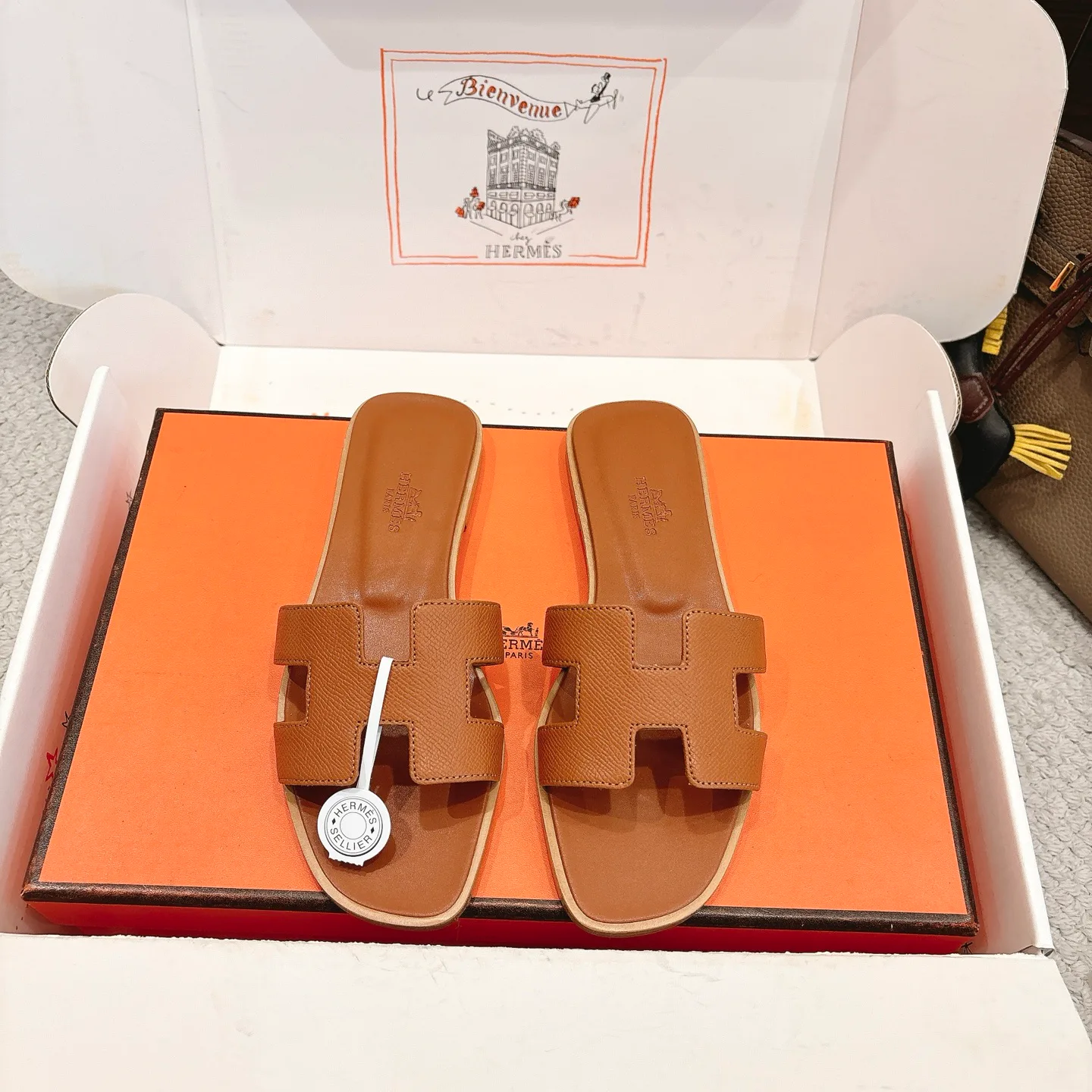 Шлепанцы Женские Hermes 2453847