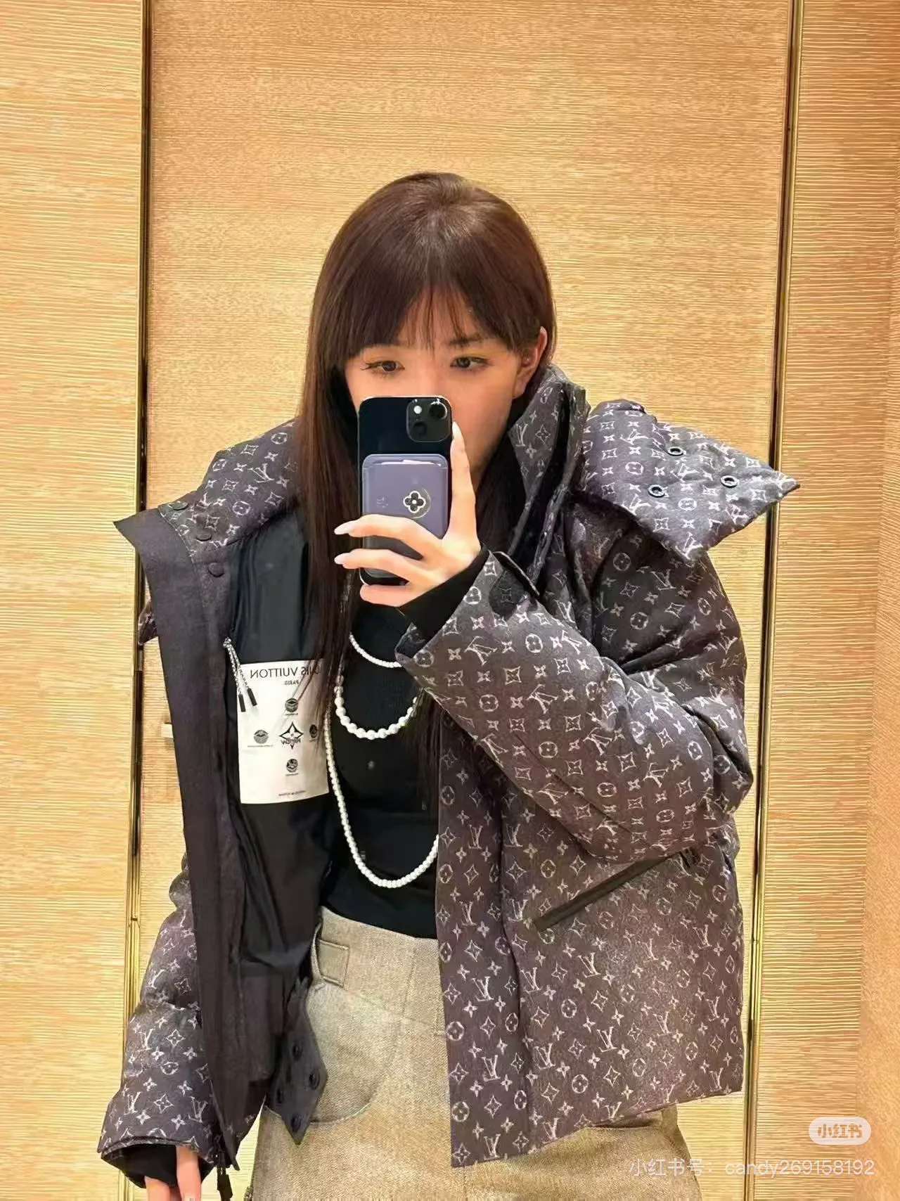 Куртки И Пуховики Женские Louis Vuitton 1489031