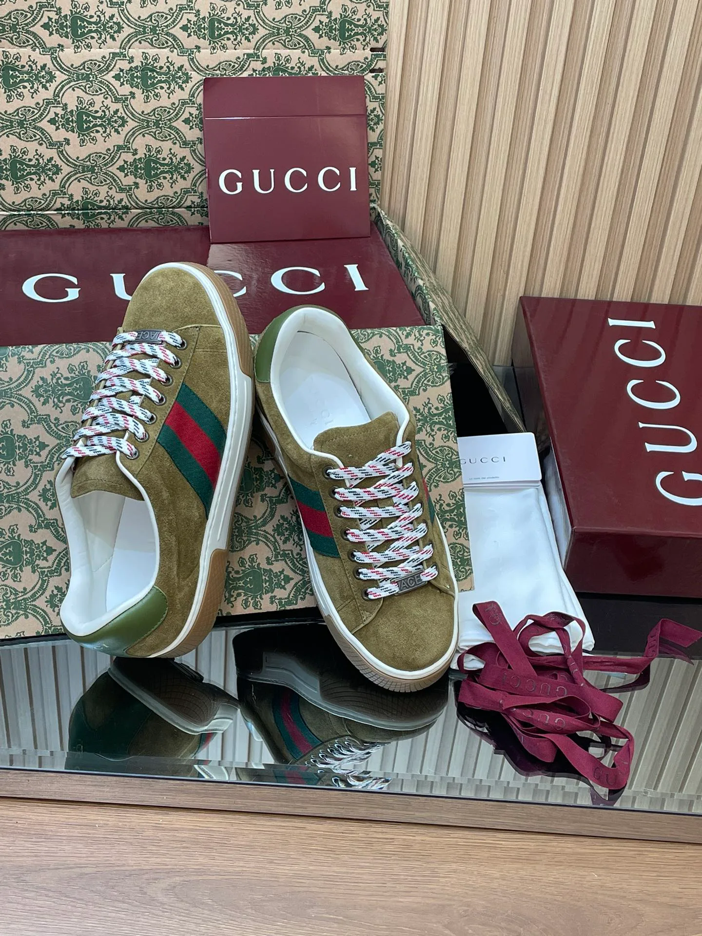 Кроссовки Мужские Gucci 3443598