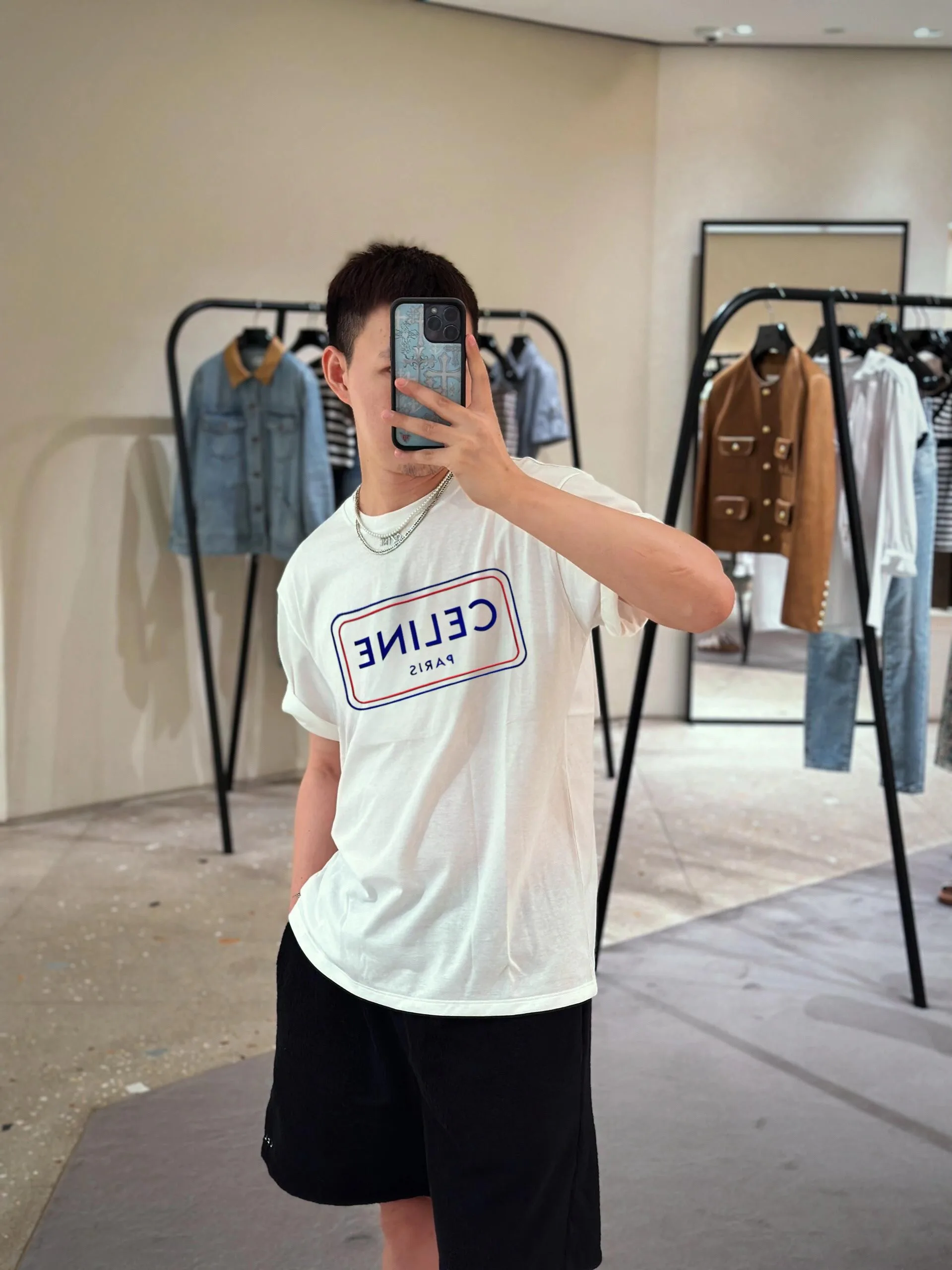 Футболки Мужские Celine 1128385