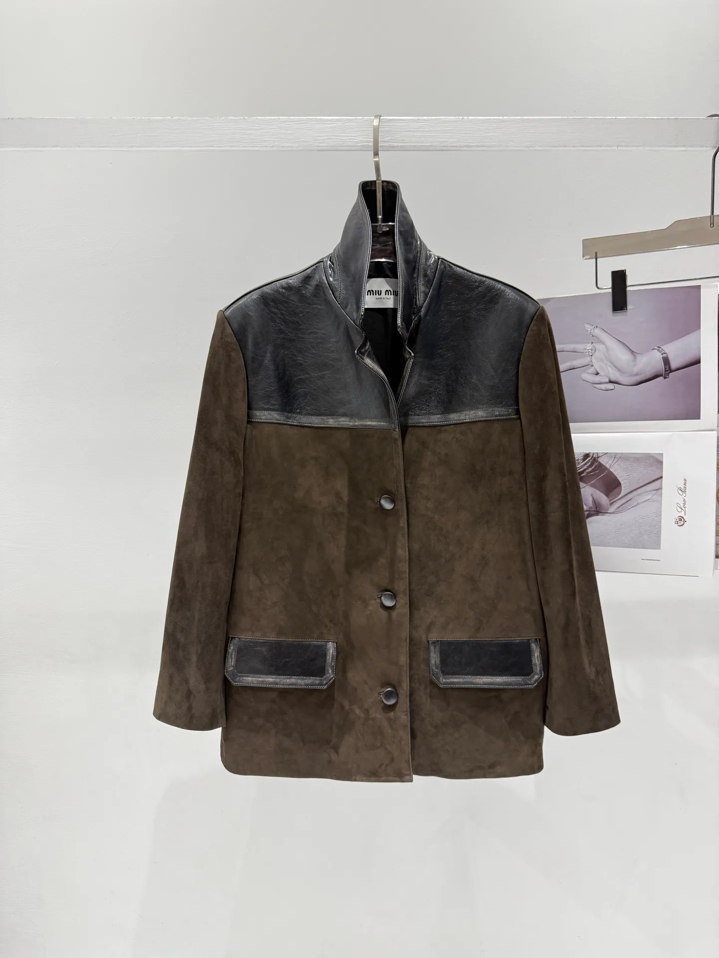 Кожаные Куртки И Дублёнки Женские Miu Miu 12956983