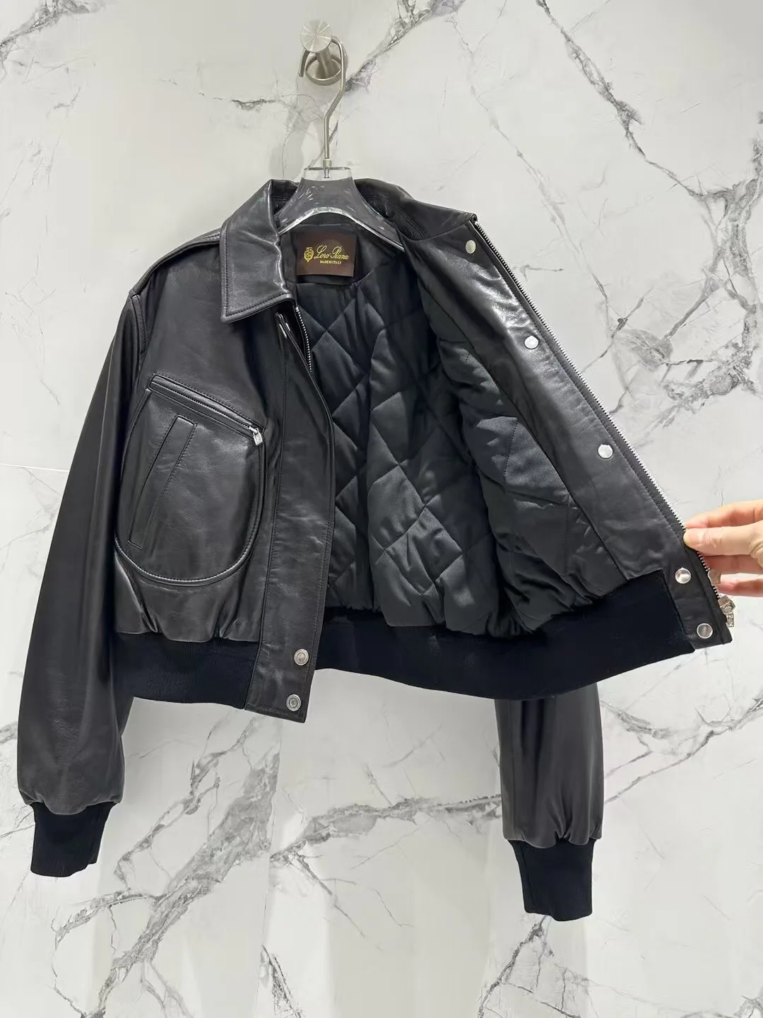 Кожаные Куртки И Дублёнки Женские Loro Piana 11700602