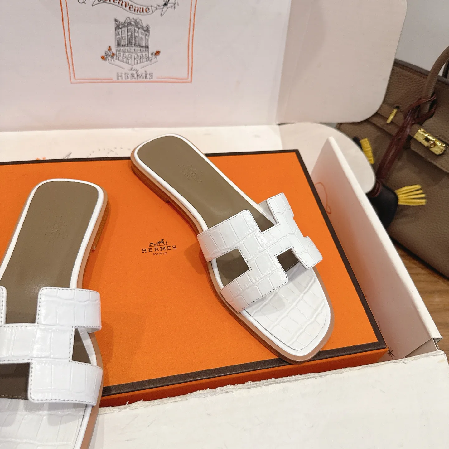 Шлепанцы Женские Hermes 1223556