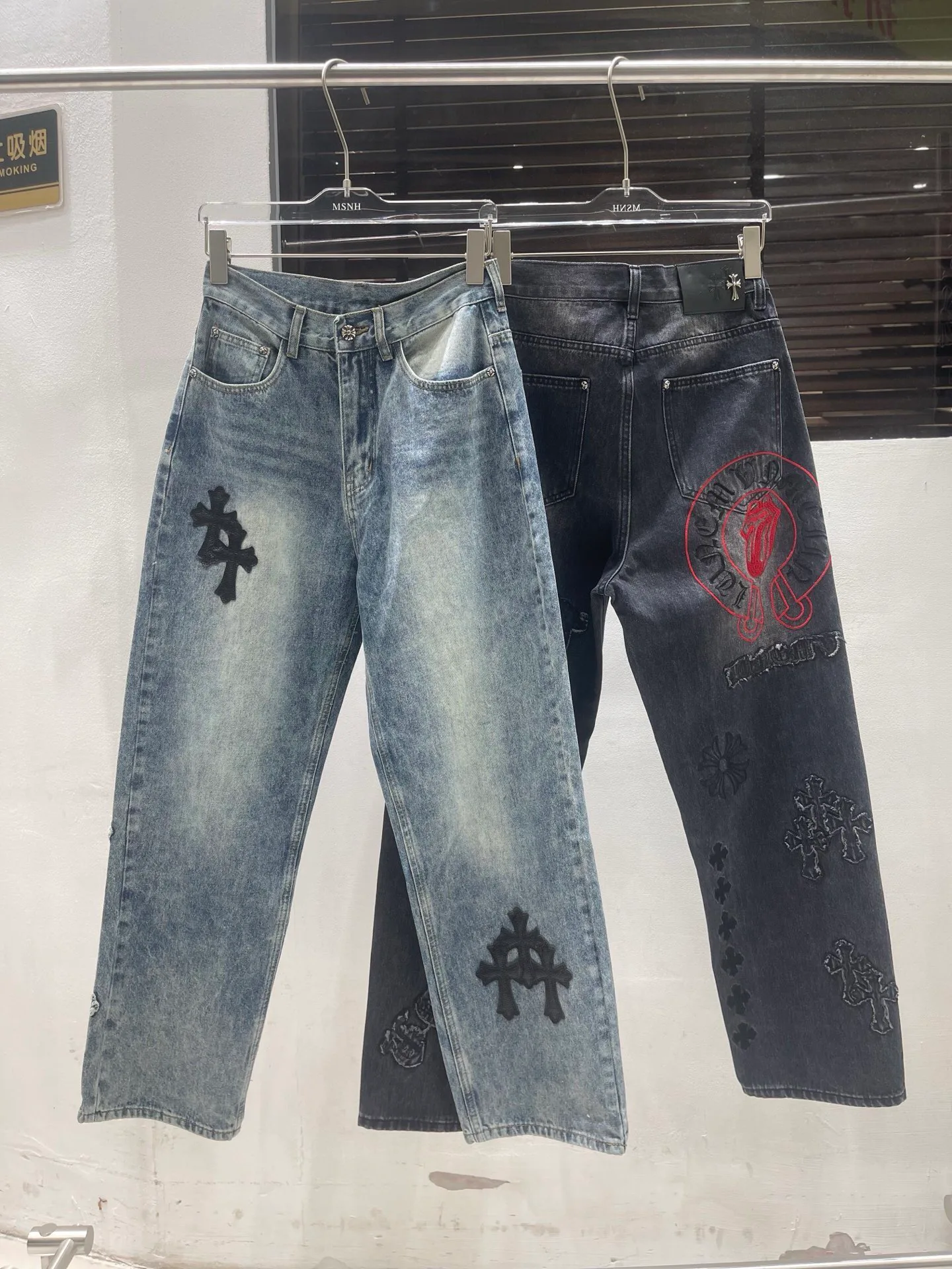 Джинсы Мужские Chrome Hearts 928668