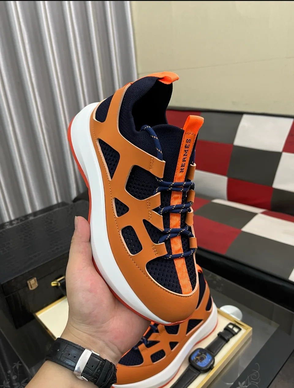 Кроссовки Мужские Hermès 160408