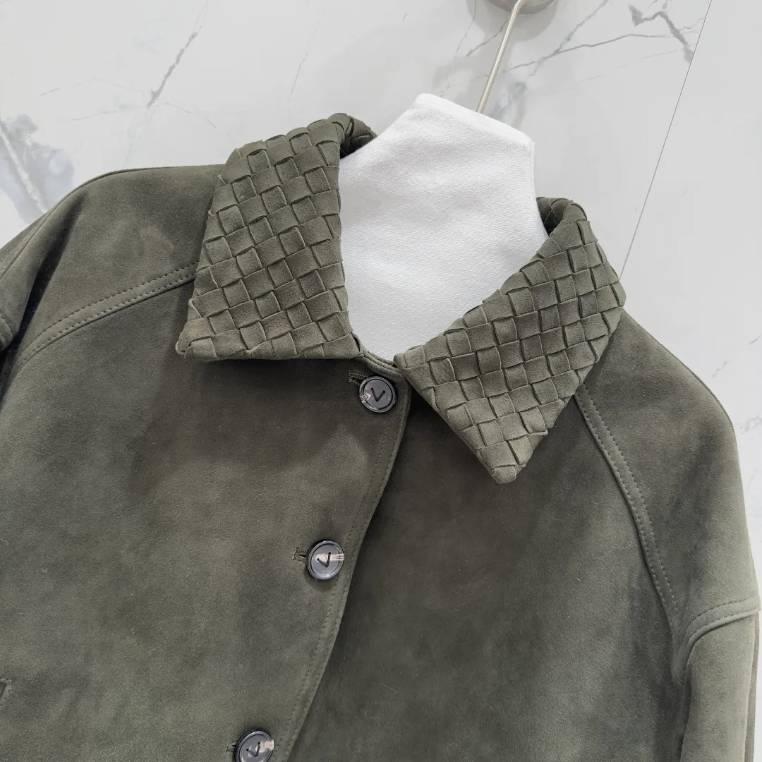 Кожаные Куртки И Дублёнки Женские Bottega Veneta 5066104