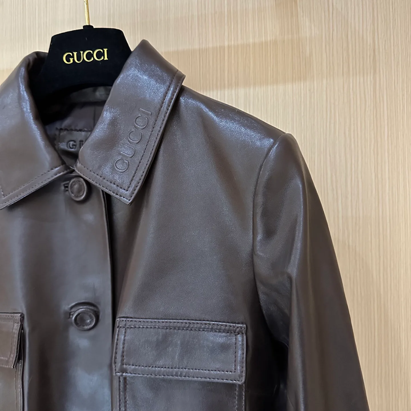 Кожаные Куртки И Дублёнки Женские Gucci 11619004
