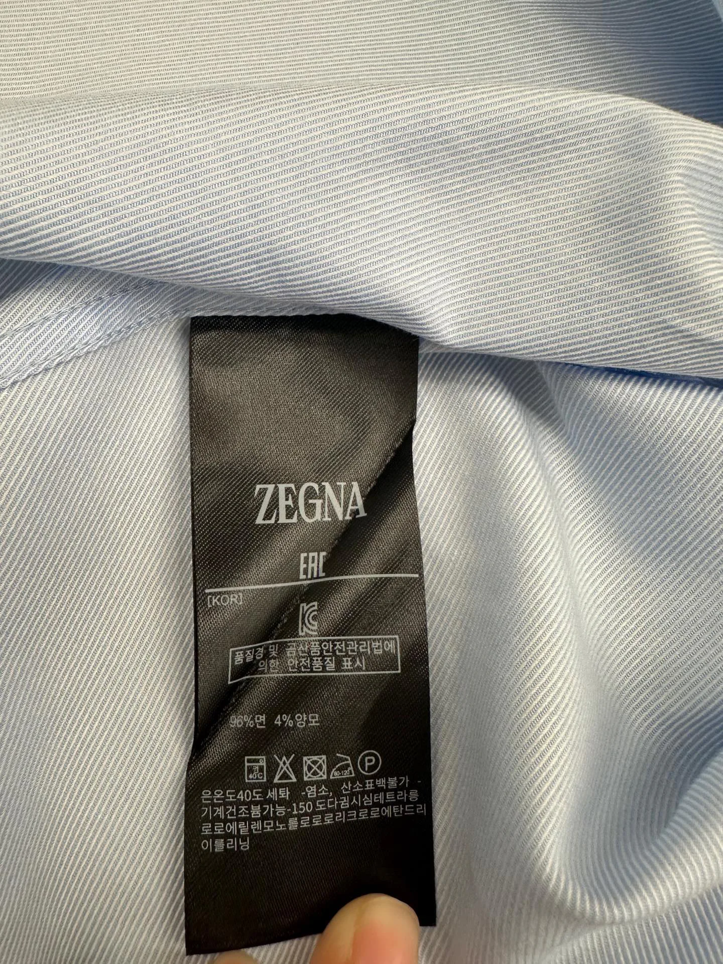 Рубашки Мужские Zegna 11383601